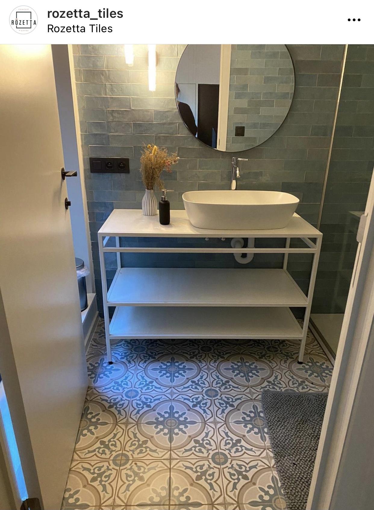 Revoir Paris Atelier Wall 6,2x25 cm Turquoise Glossy