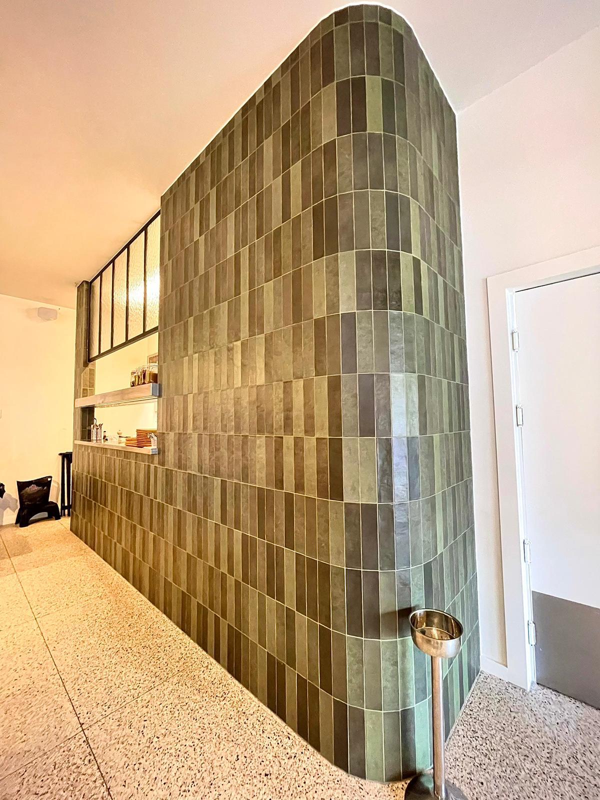 Revoir Paris Atelier Wall 6,2x25 cm Emeraude Mat