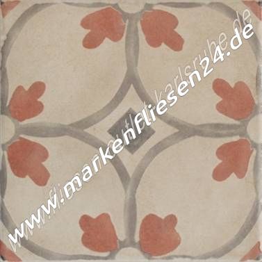 Eco Arkadia 20x20 cm Dekor Fiore Rosso