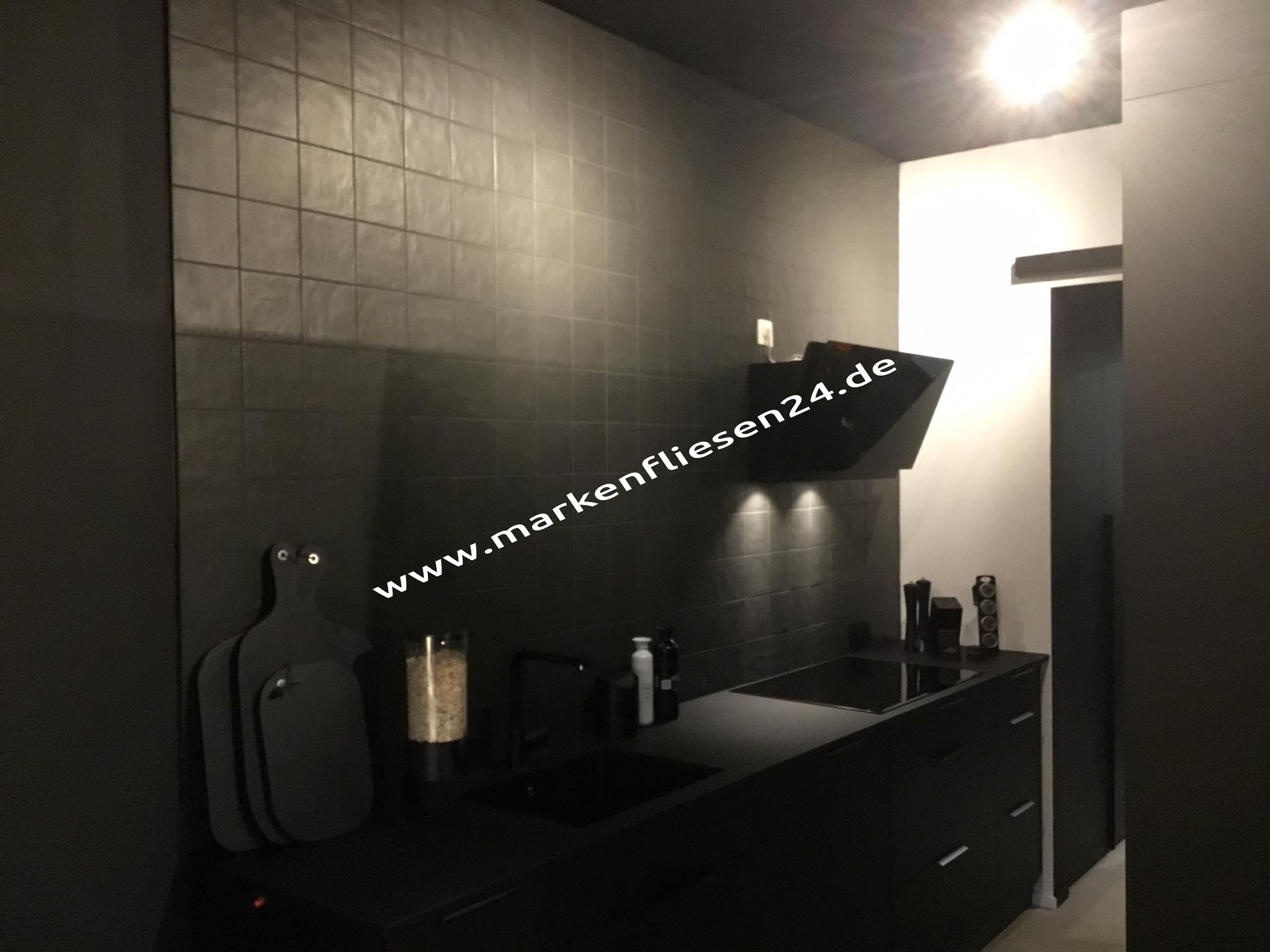 Revoir Paris Atelier Wall & Floor 14x14 cm noir mat