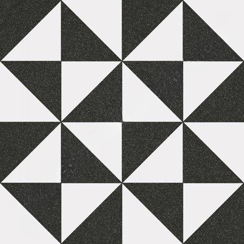 Vives 1900 Dekorfliese 20x20 cm Terrades Grafito mehrfarbig