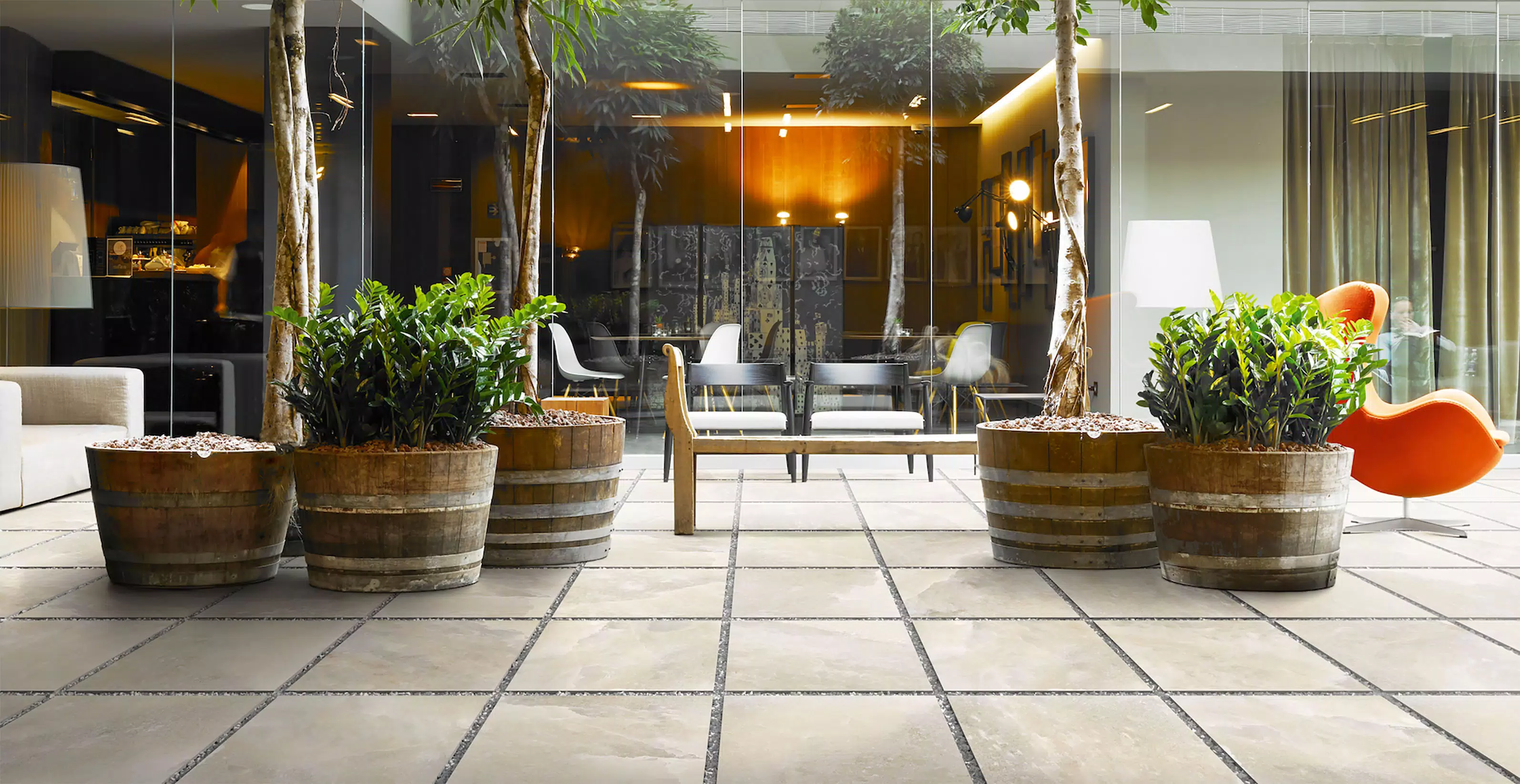 Florim Rock Salt White Gold Matte 120x120x0,6 cm Feinsteinzeug R10 Magnum