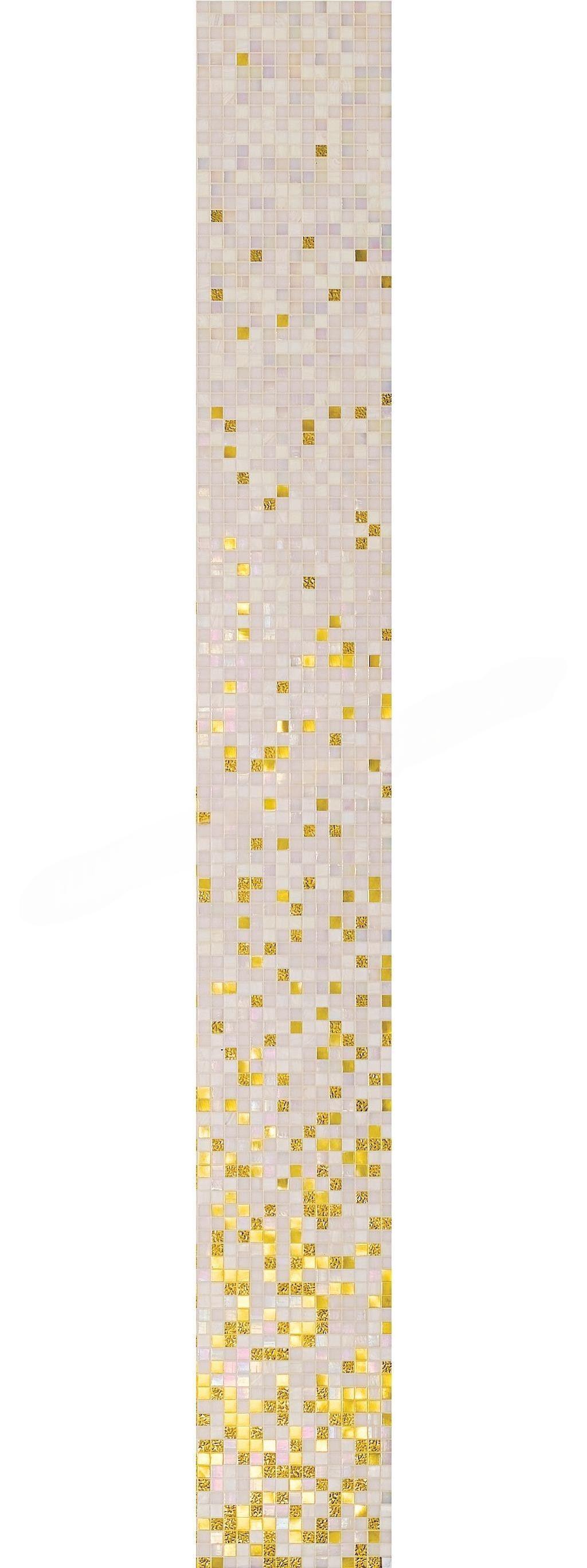 Bisazza Sfumature Verlauf Peonia 2x2 cm inkl.Kit