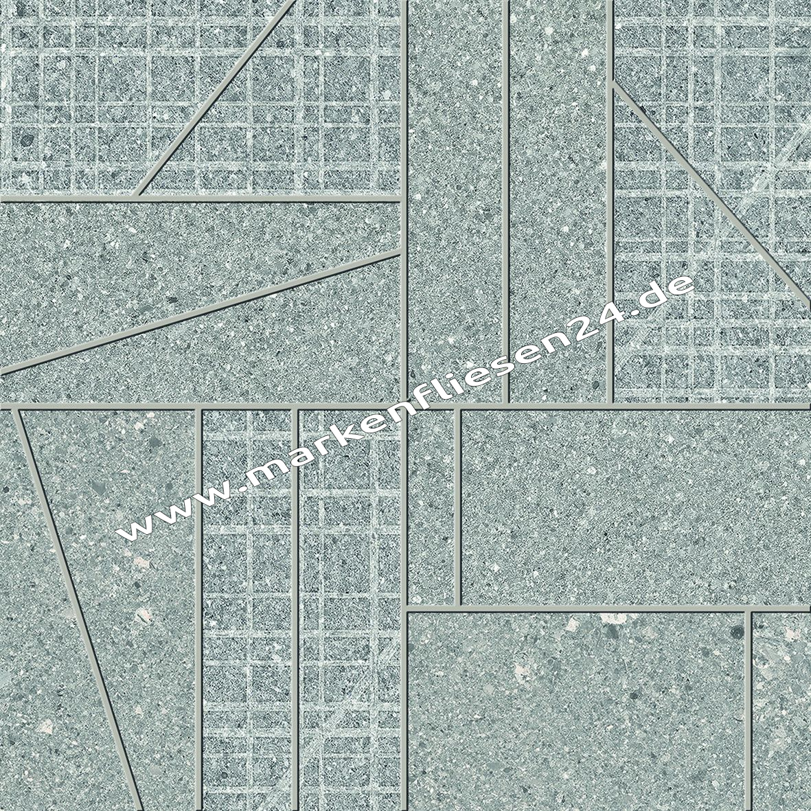 Ergon Grainstone Mosaik Big Mix Grey 30x30 cm