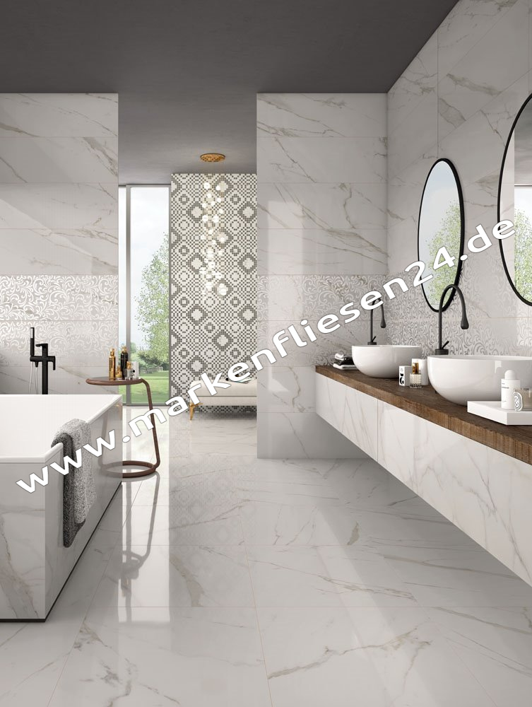 Trilogy 0.3 Zero Calacatta White soft / matt 100x100x0,55 cm