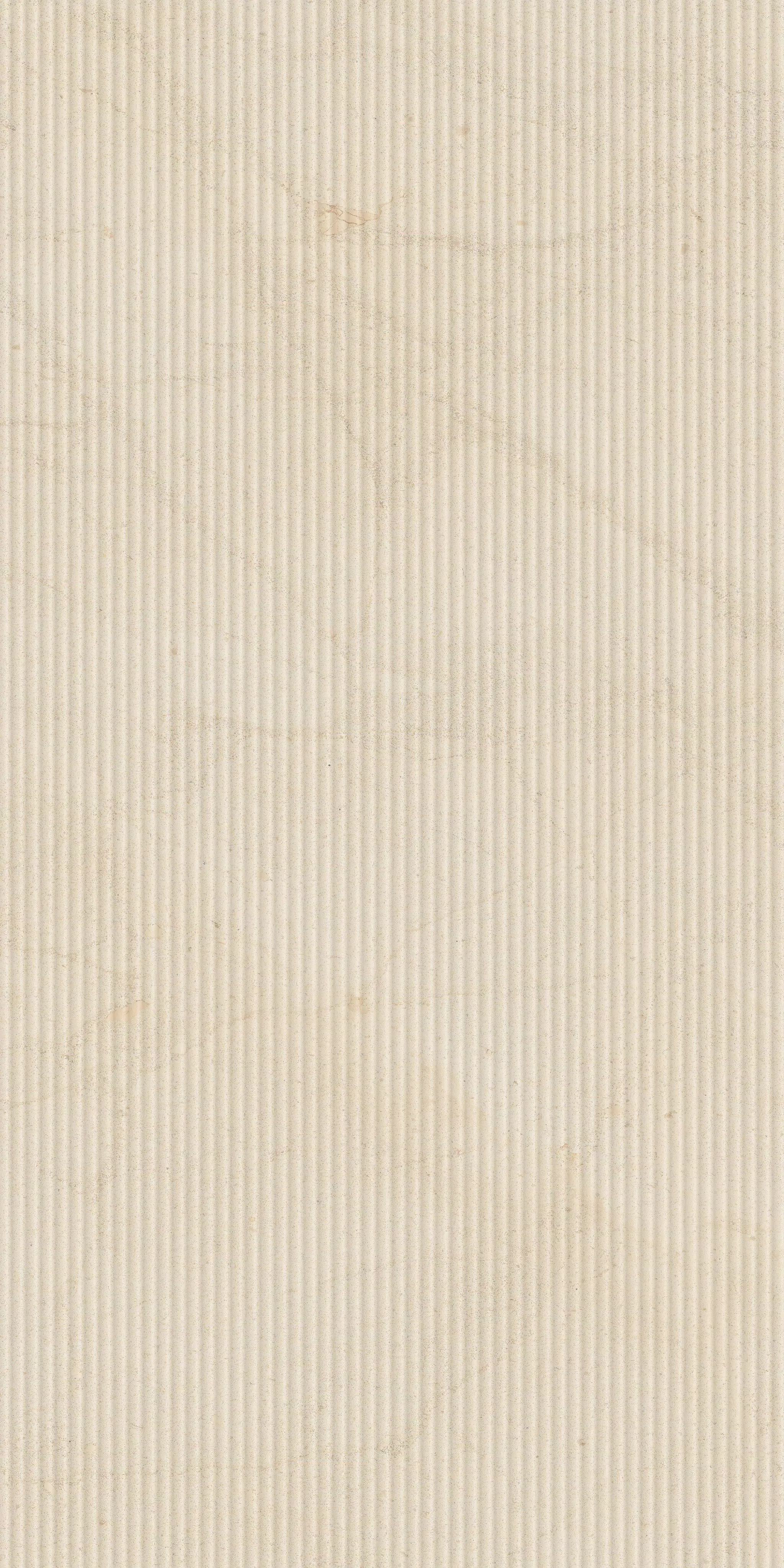 Florim Biotech Crema Stone Canneté 60x120x0,9 cm Feinsteinzeug R10