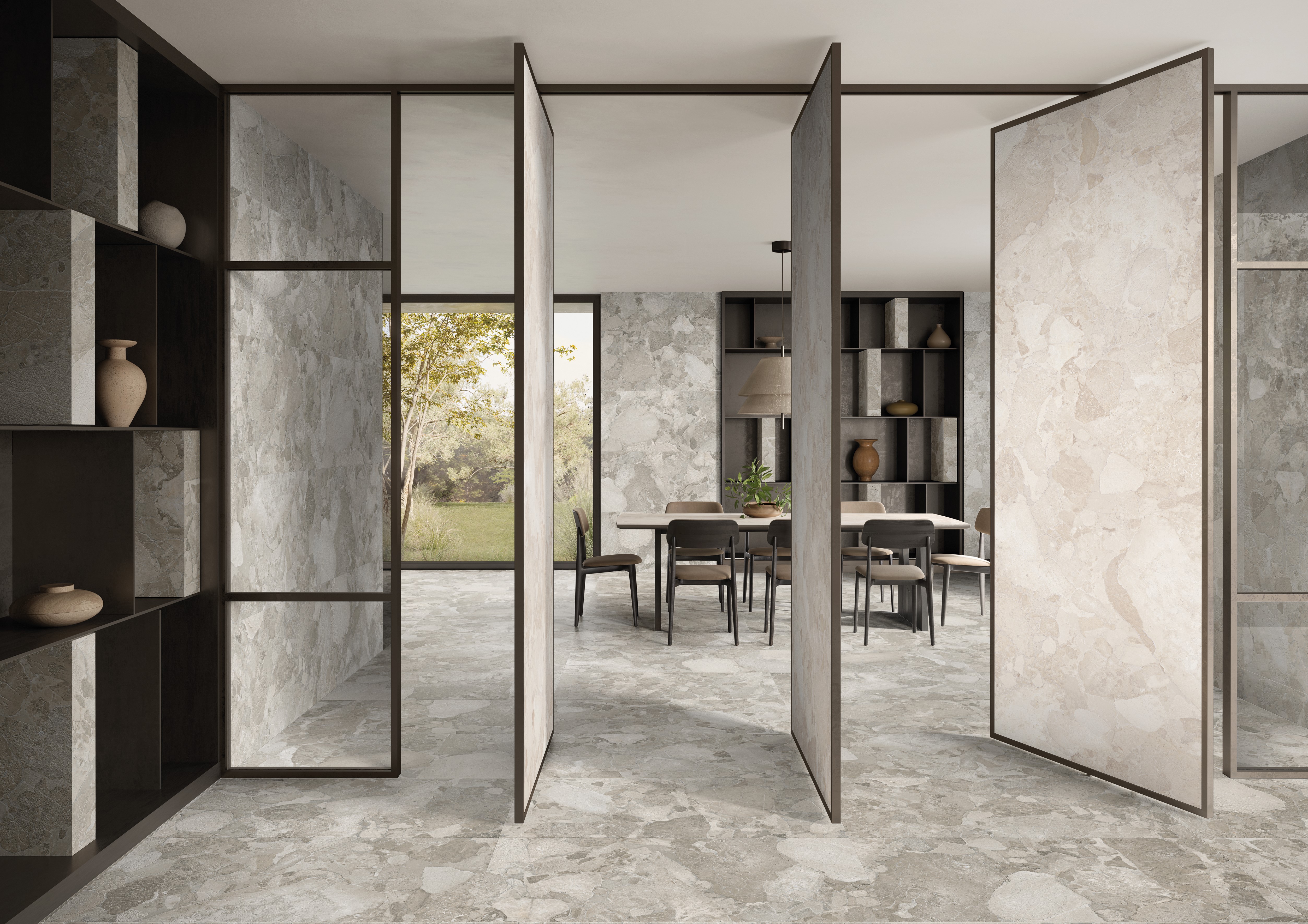 Ergon Matera Stone Sassi Dark Grey 60x120x0,9 cm Silktech Plus R11B rektifiziert 