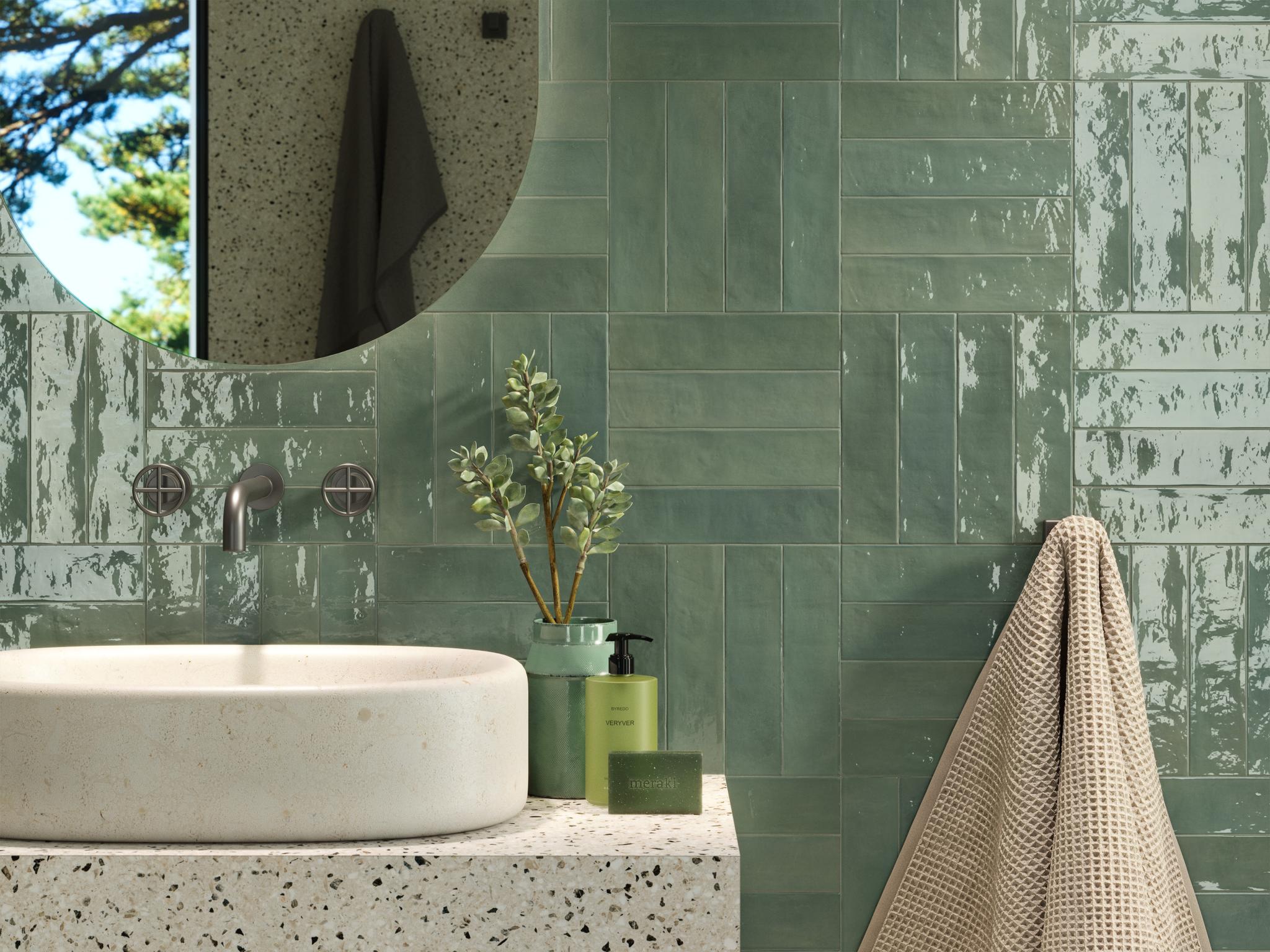 Revoir Paris Studio 6,2x25 cm Vert Olive 