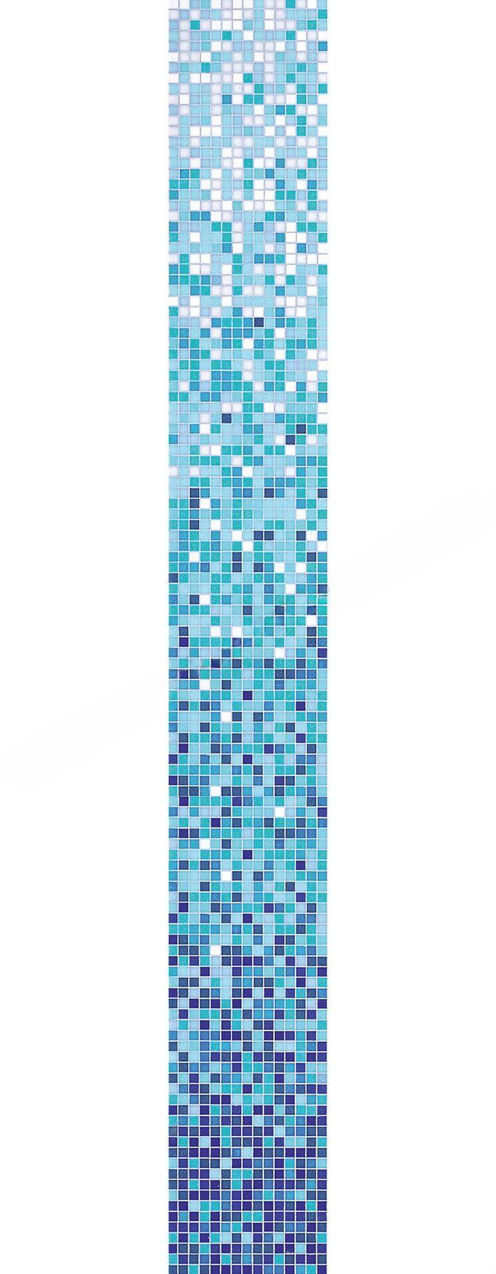 Bisazza Sfumature Verlauf Ortensia 2x2 cm inkl.Kit