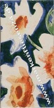 Bordüre 10x20 cm Flower-3 mehrfarbig