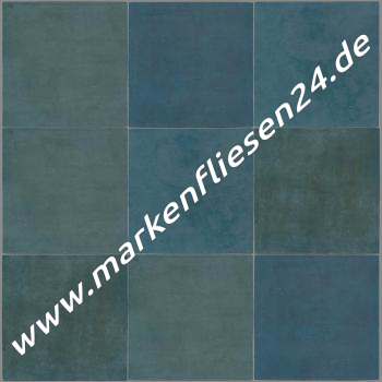 Revoir Paris Atelier Wall & Floor 14x14 cm marine mat