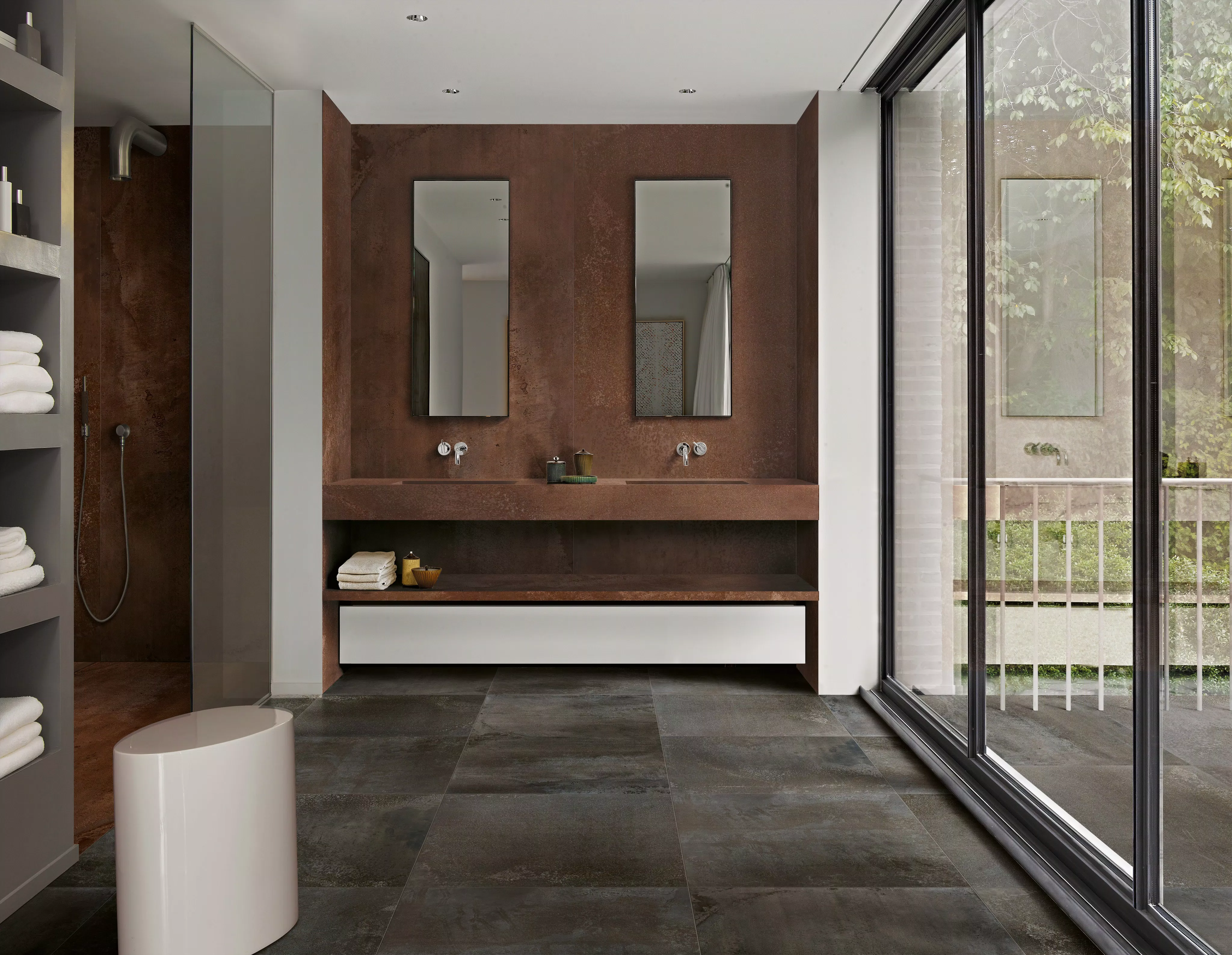 Florim Flowtech Russet Matte 120x120x0,6 cm Feinsteinzeug Magnum R9
