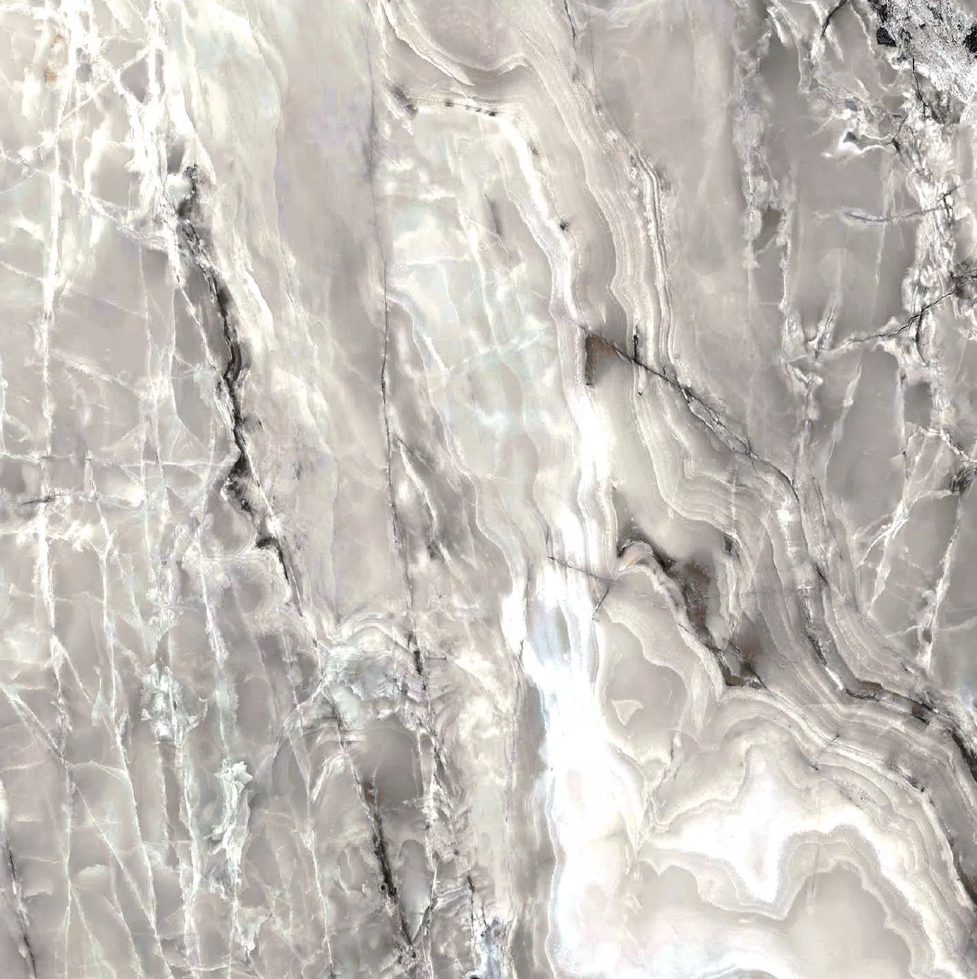 Florim Onyx&More Silver Blend 120x120x0,6 cm Magnum Feinsteinzeug Satin    