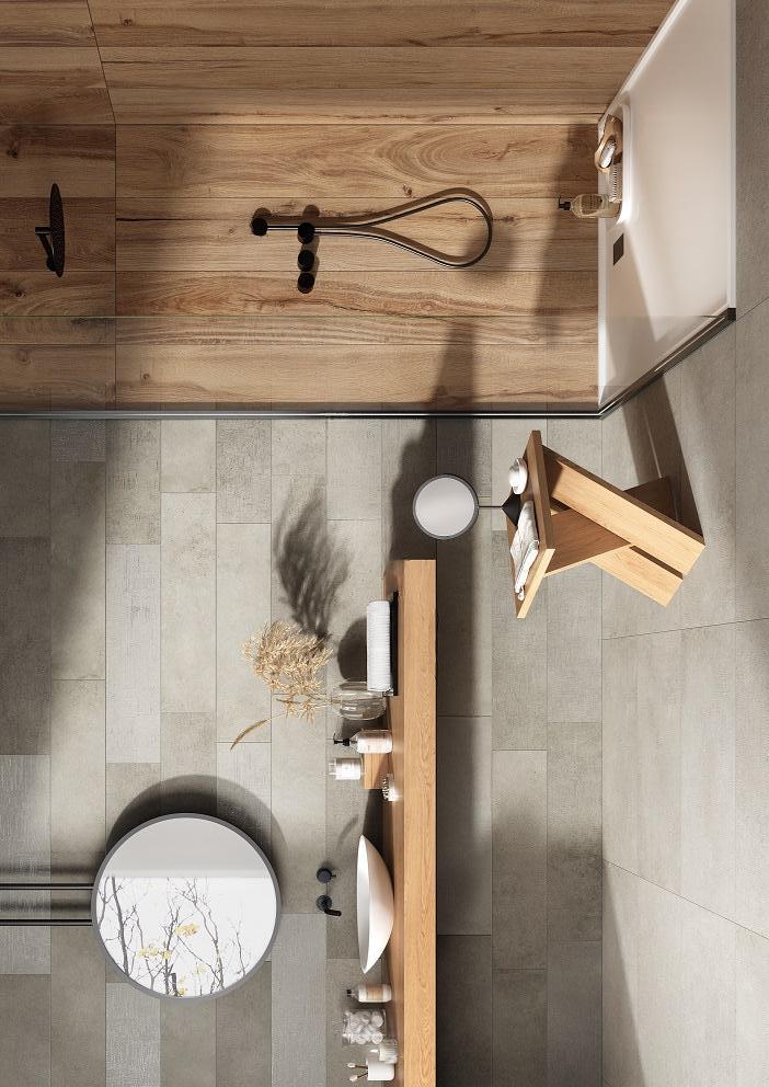 Rondine Loft Light Grey 80x80x0,85 cm Feinsteinzeug