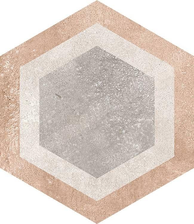 Vives Rift Bushmills 23x26,6 cm Hexagono Multicolor