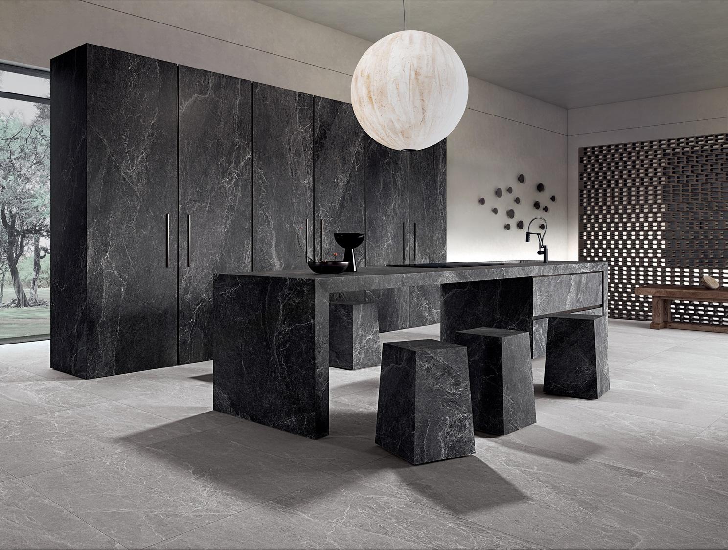 Kerlite 3plus  Advantage Skin 100x100x0,35 cm Graphite