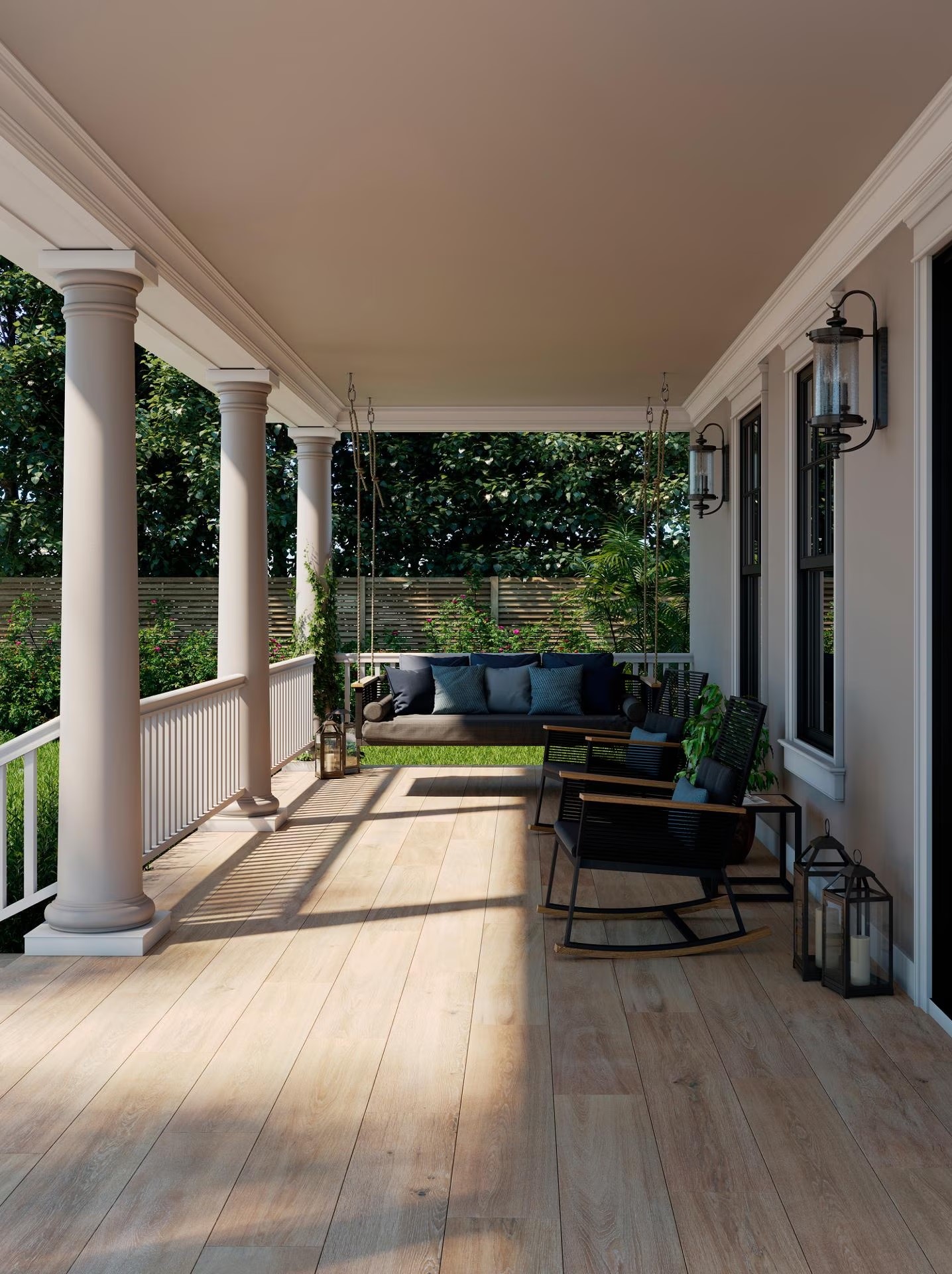 Porcelanosa Tanzania Nut 23x150 cm Feinsteinzeug Holzoptik R10    