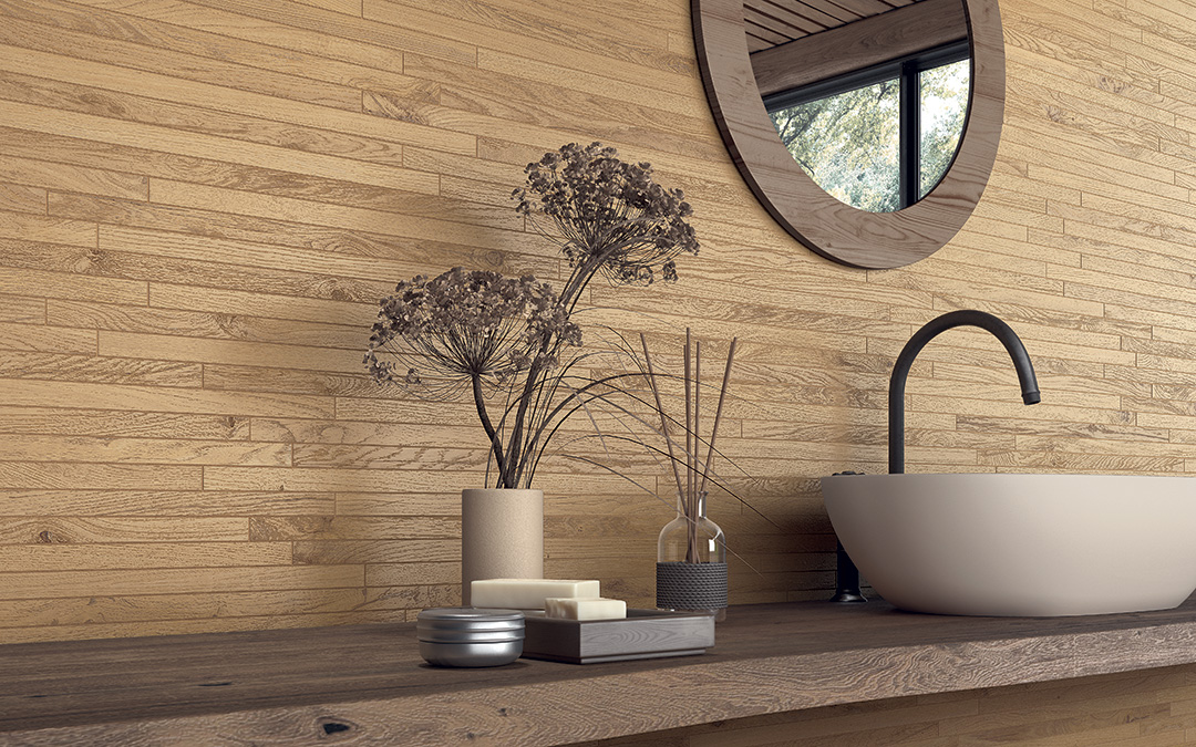 Castelvetro Alpi Rovere 20x120 cm R10B Holzoptik Feinsteinzeug    