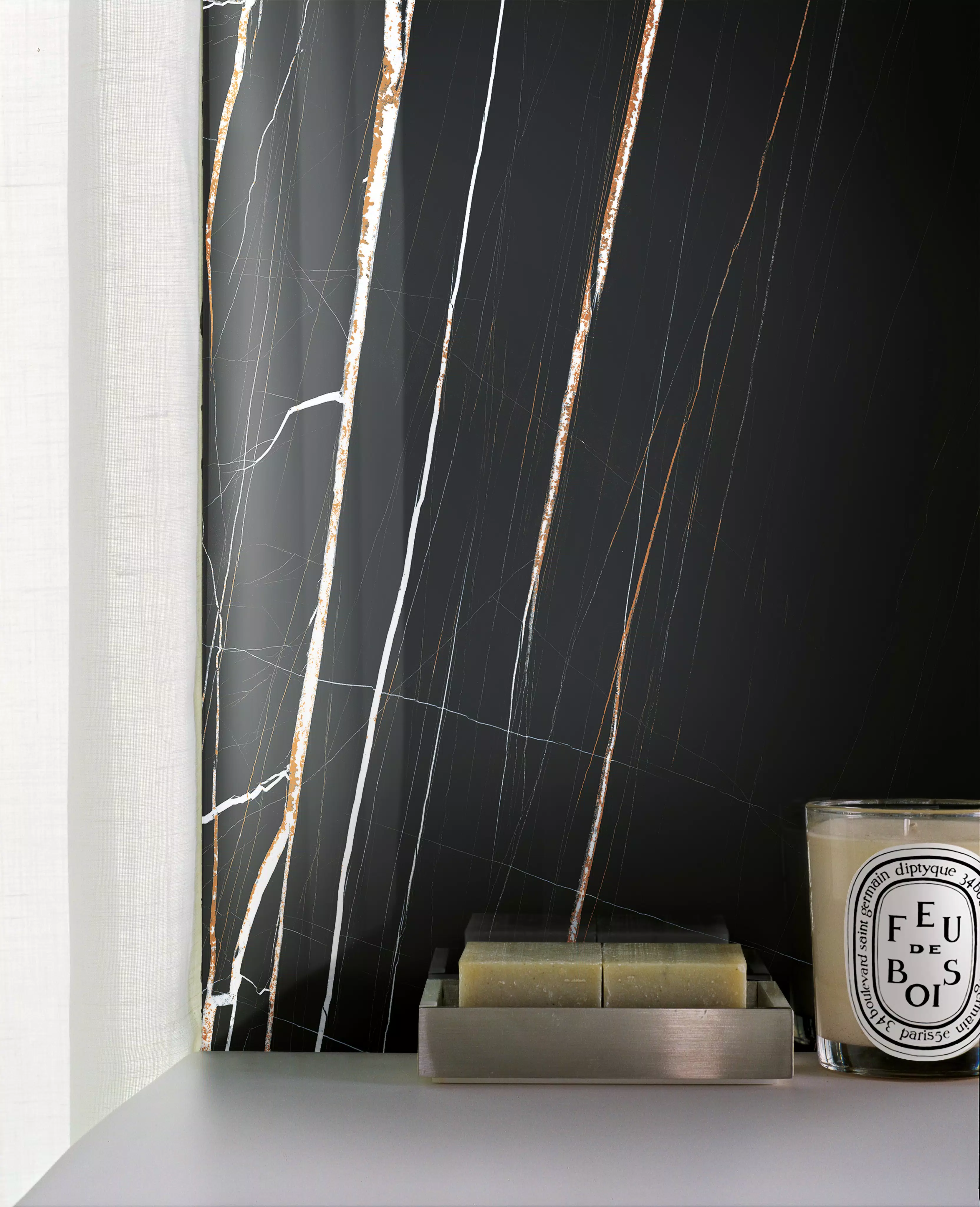 Florim Stones&More 2.0 Stone Sahara Noir Matte 60x60x0,9 cm Feinsteinzeug R9  