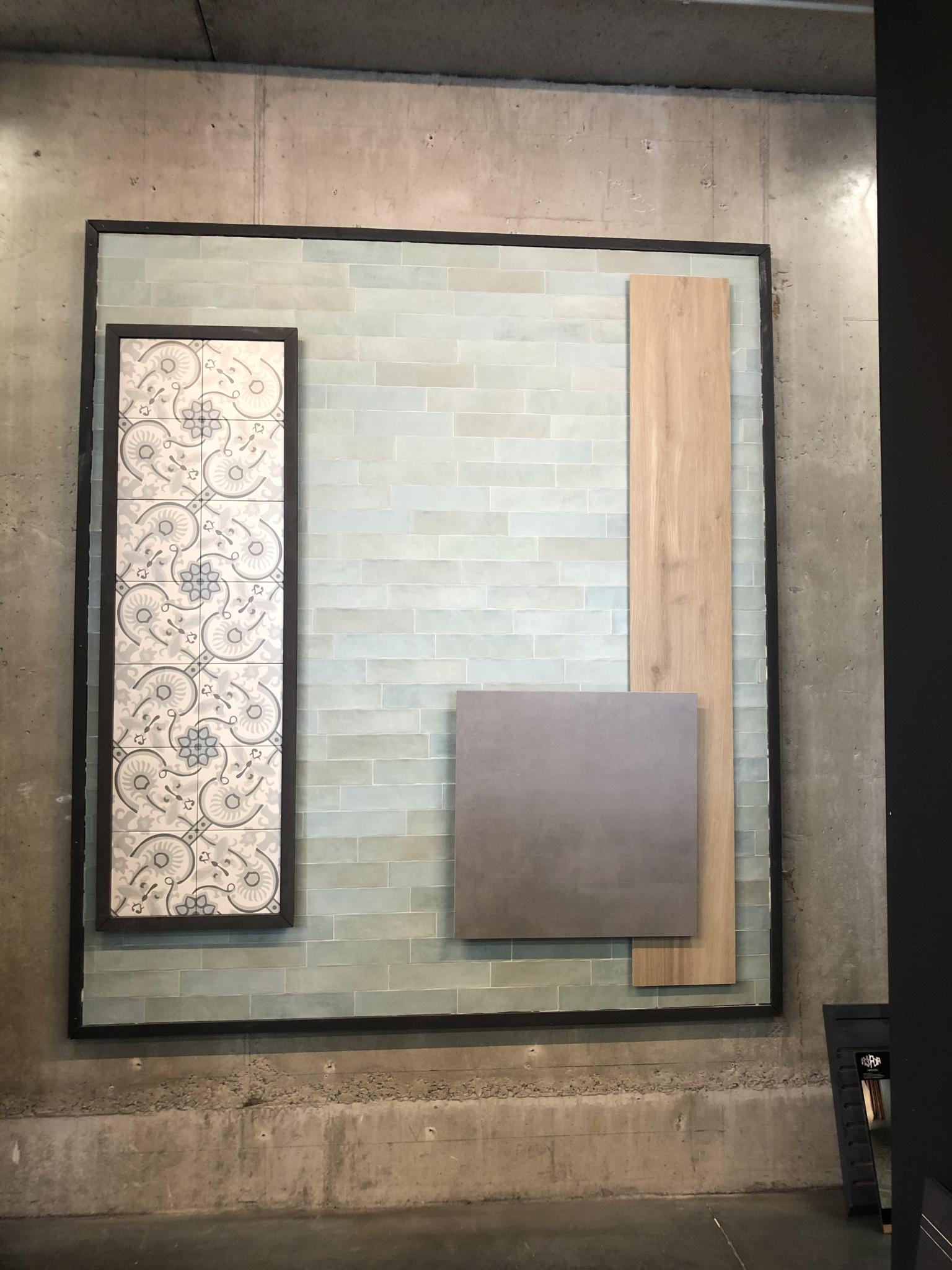 Revoir Paris Atelier Wall 6,2x25 cm Vert d`Eau Mat