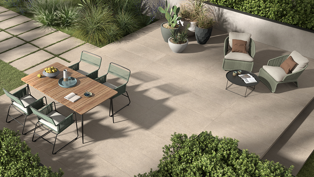 Castelvetro Konkrete Beige 60x120x2 cm Outfit 2.0 Grip R11C      