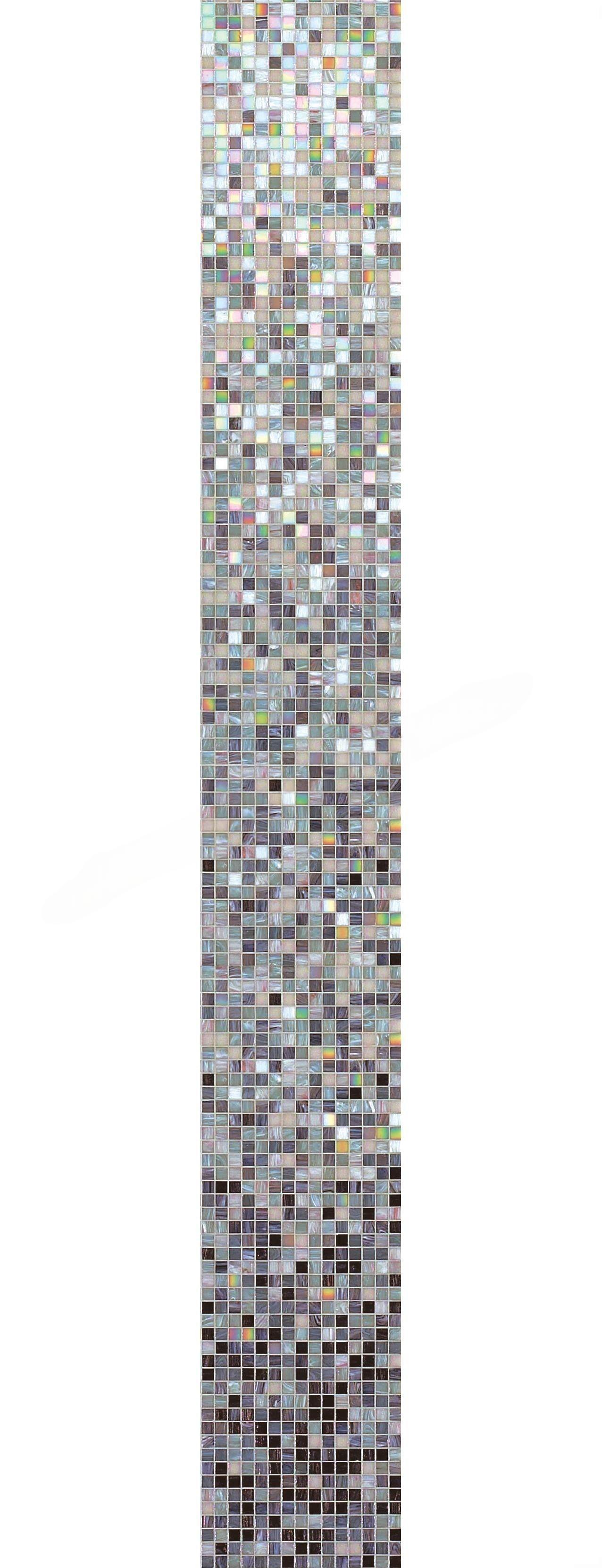 Bisazza Sfumature Verlauf Stella Alpina 2x2 cm inkl.Kit