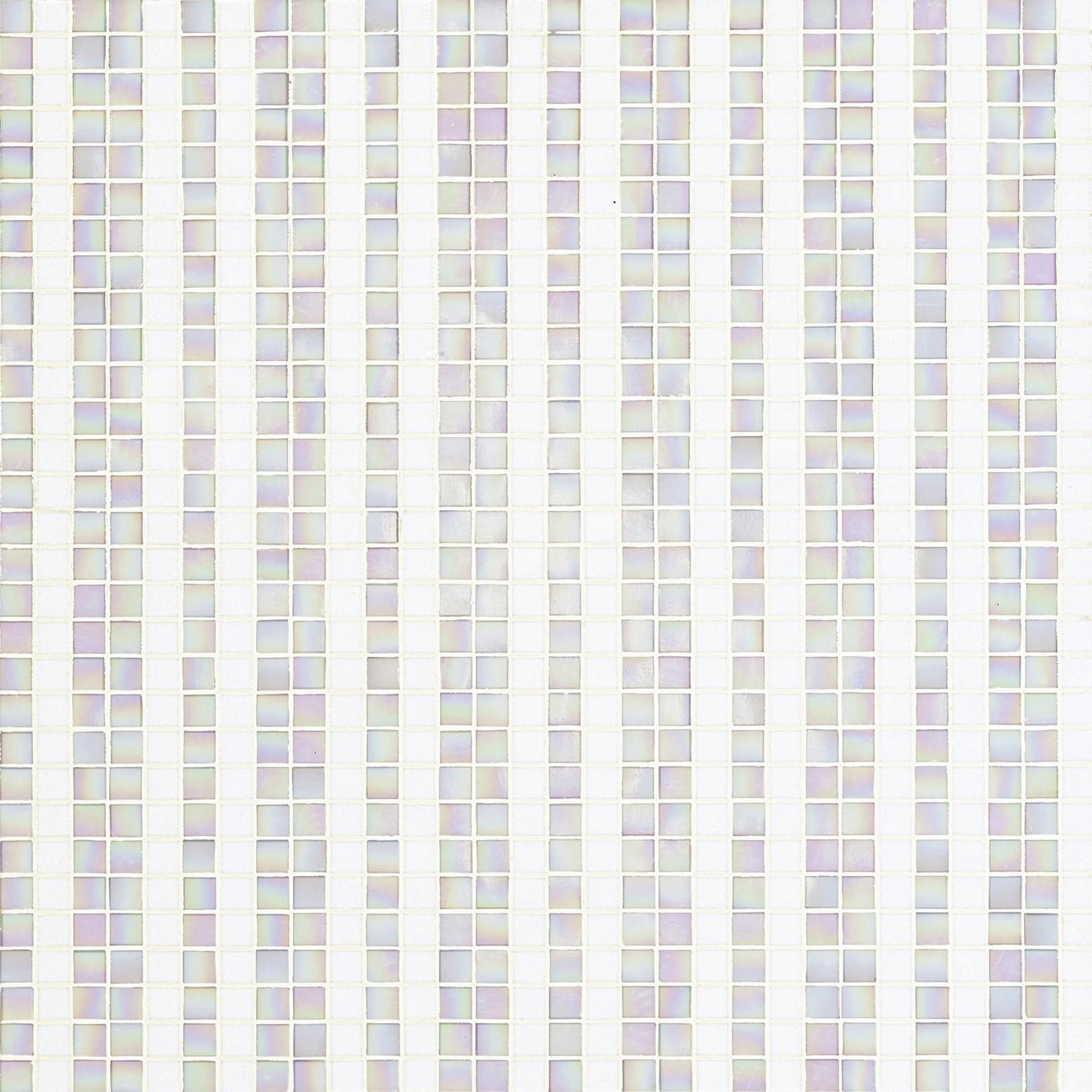 Bisazza Mischung Righe Bianche 2x2 cm inkl. Inst.-Kit