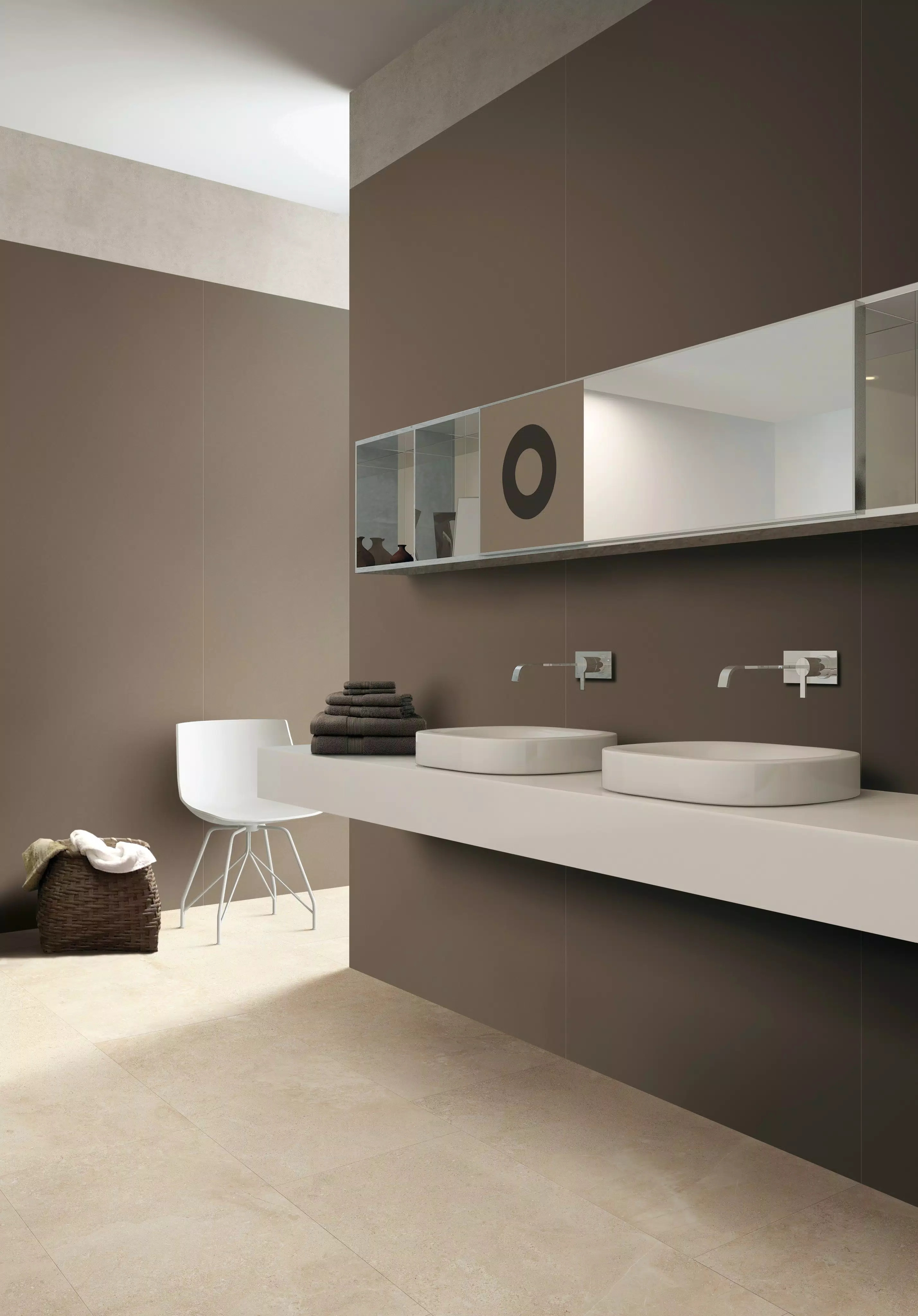 Florim Elemental Stone Cream Limestone Glossy 60x120x0,9 cm Feinsteinzeug