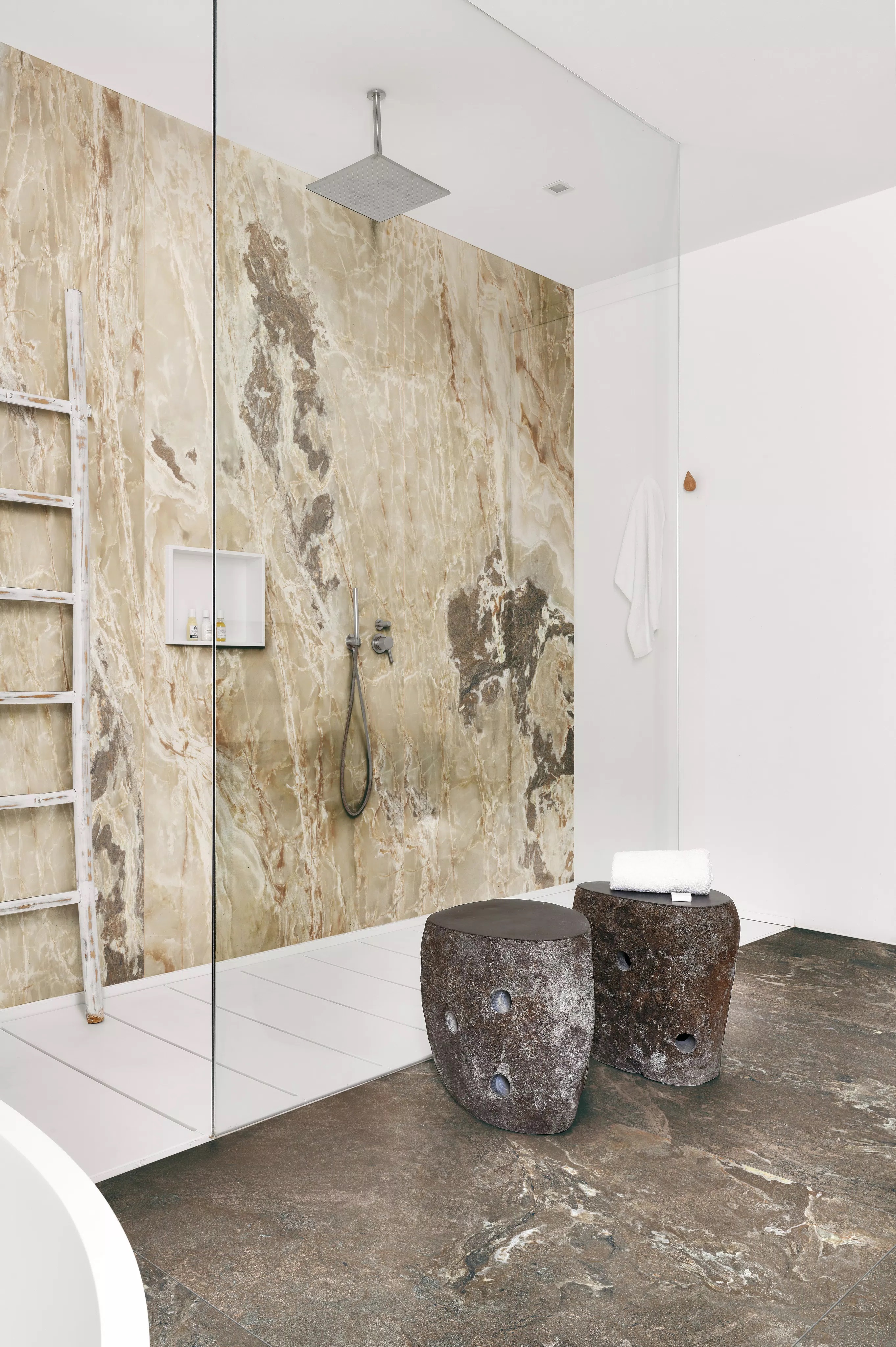 Florim Onyx&More Golden Blend 60x120x0,9 cm Feinsteinzeug Satin