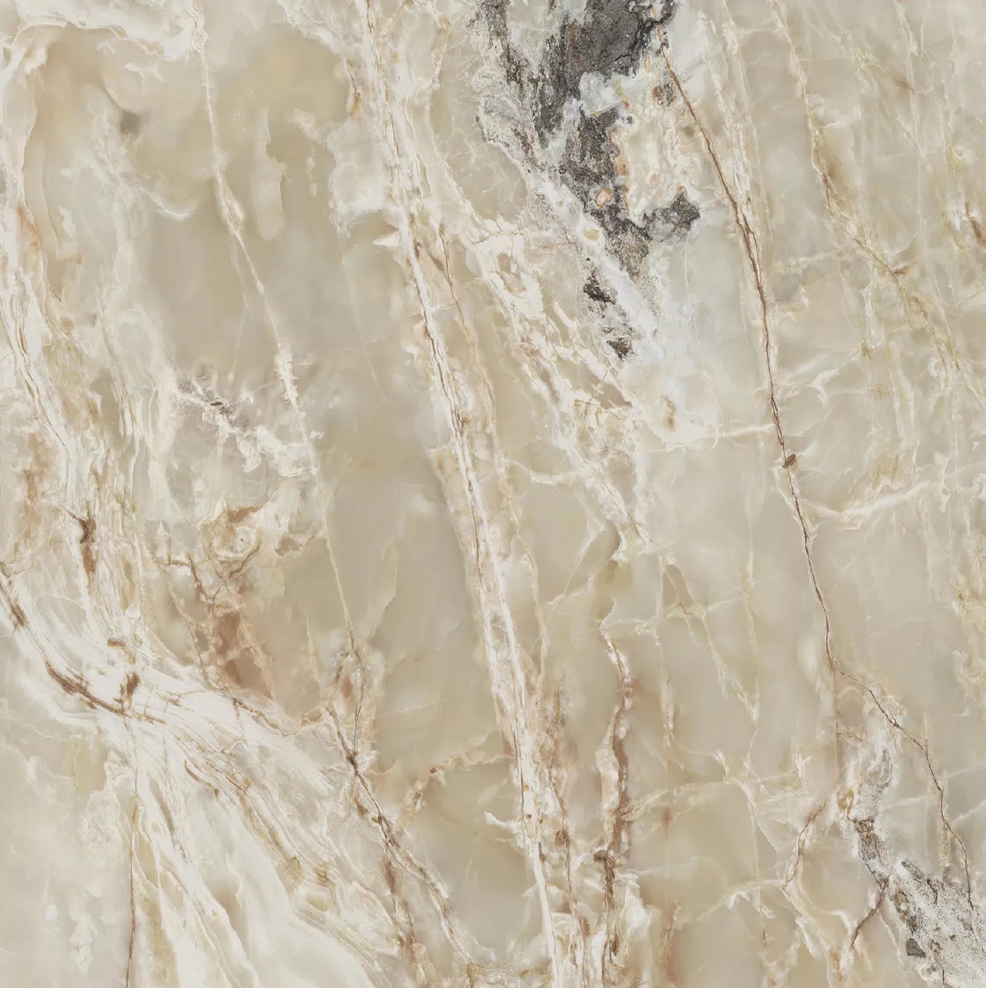 Florim Onyx&More Golden Blend 120x120x0,6 cm Magnum Feinsteinzeug Satin  