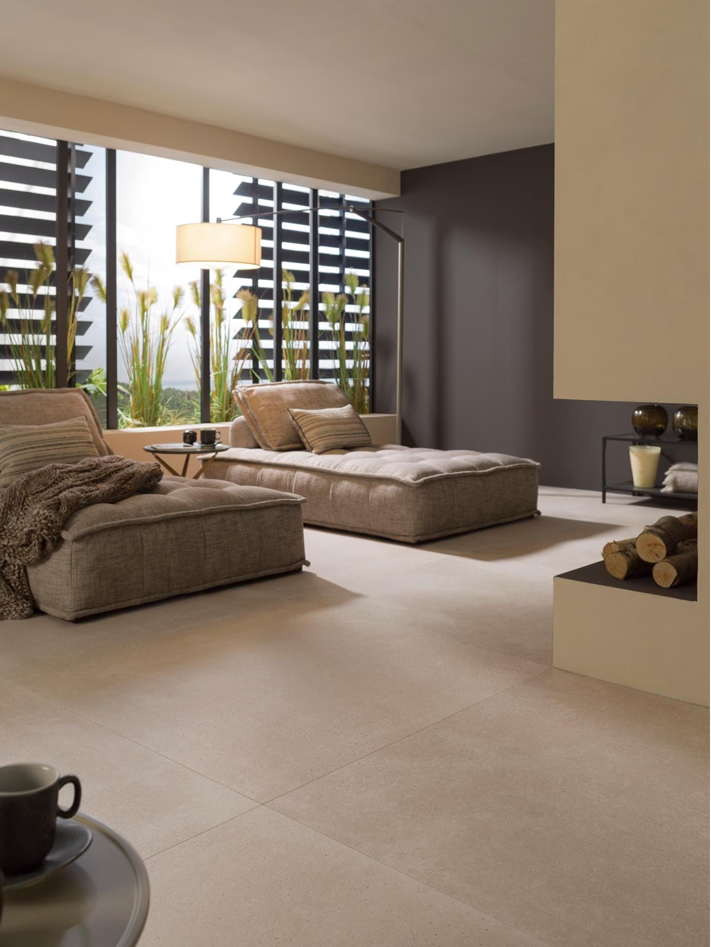 Porcelanosa Bottega Moka 120x120 cm Feinsteinzeug R9