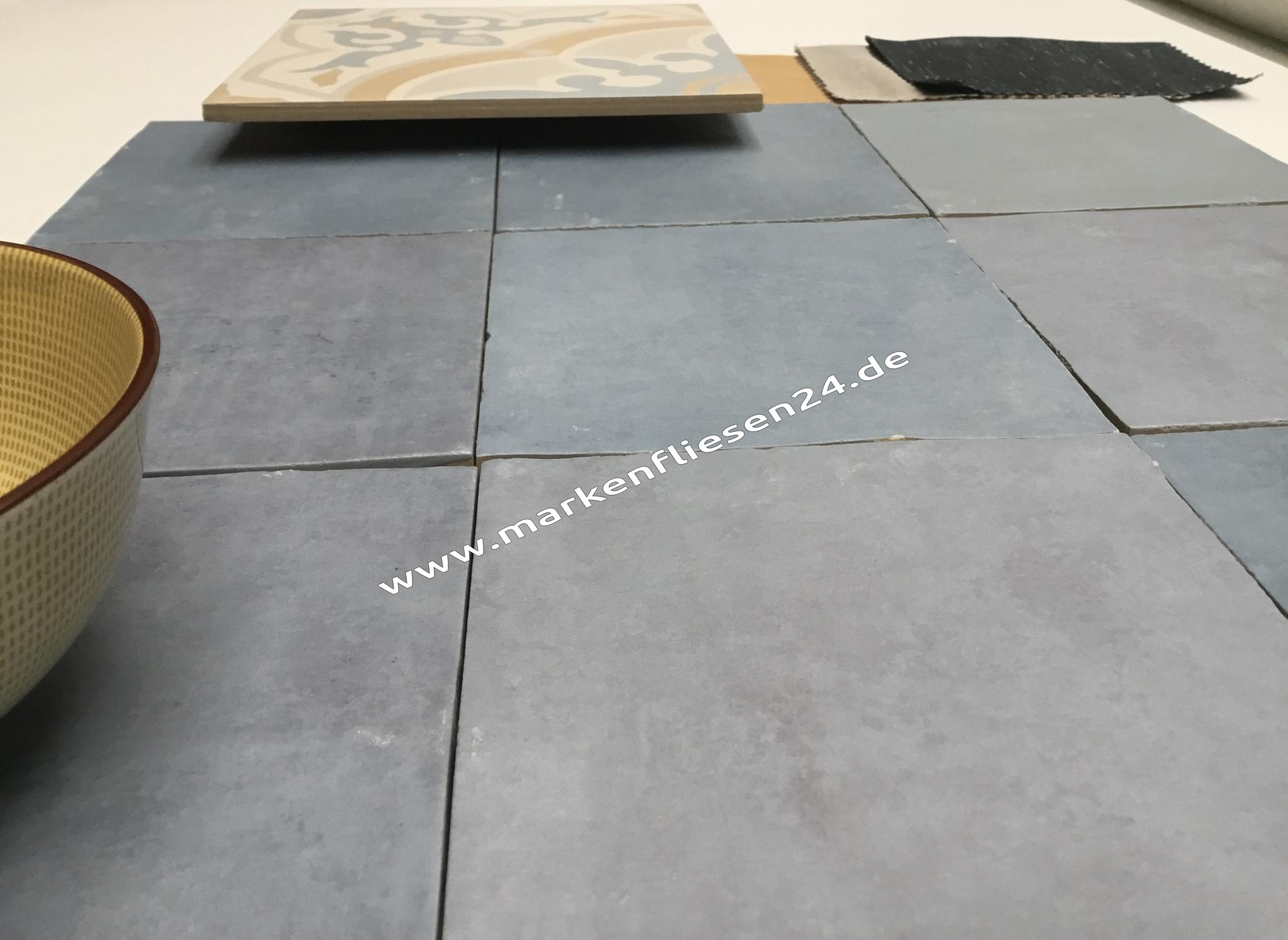 Revoir Paris Atelier Wall & Floor 14x14 cm bleu lumiere matt