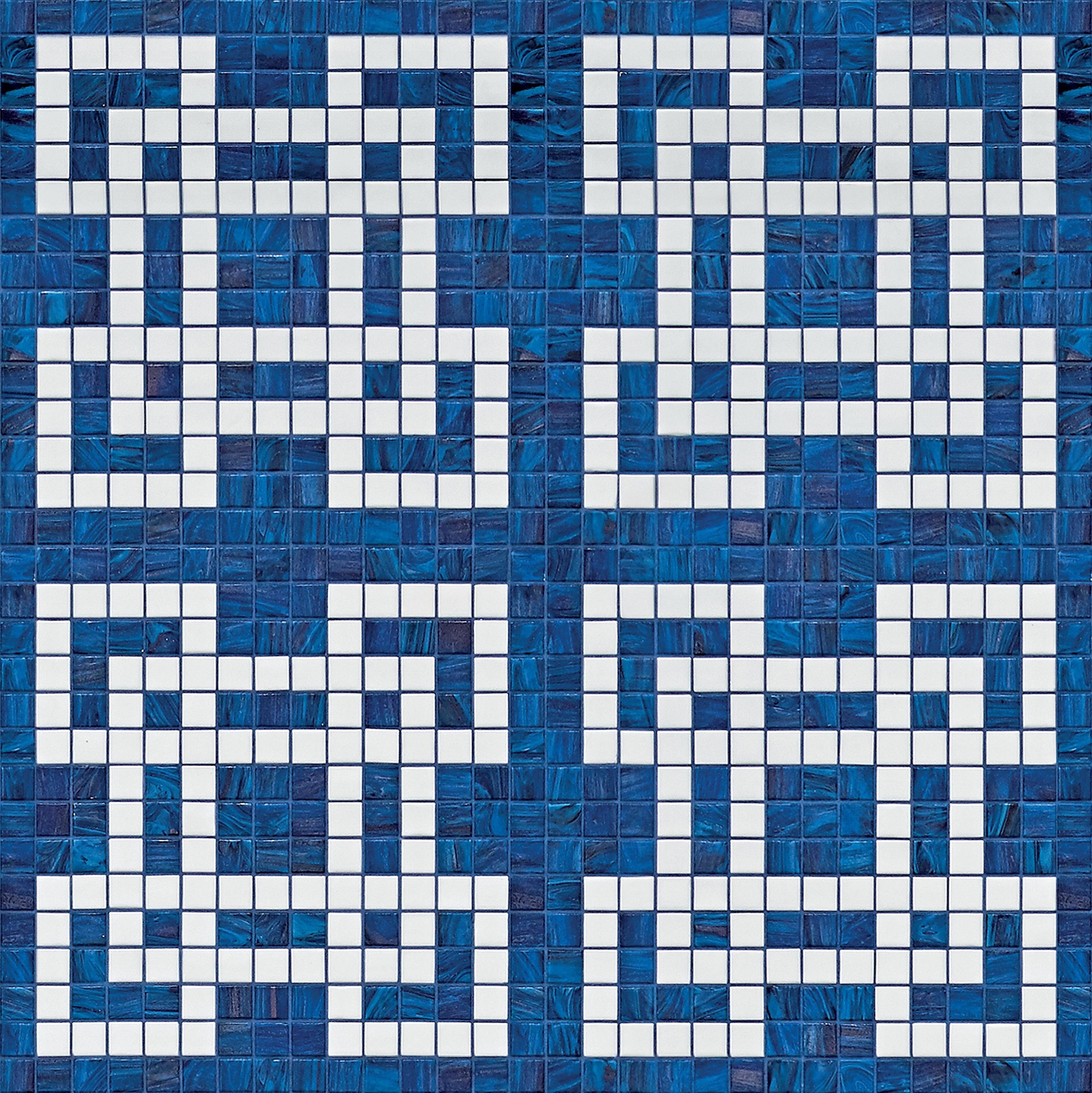 Bisazza Mischung Granada Bianco 2x2 cm inkl. Inst.-Kit