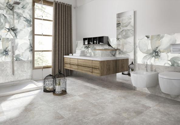 Dekorfliese Universal Bloom 61x122,2 cm rektifiziert