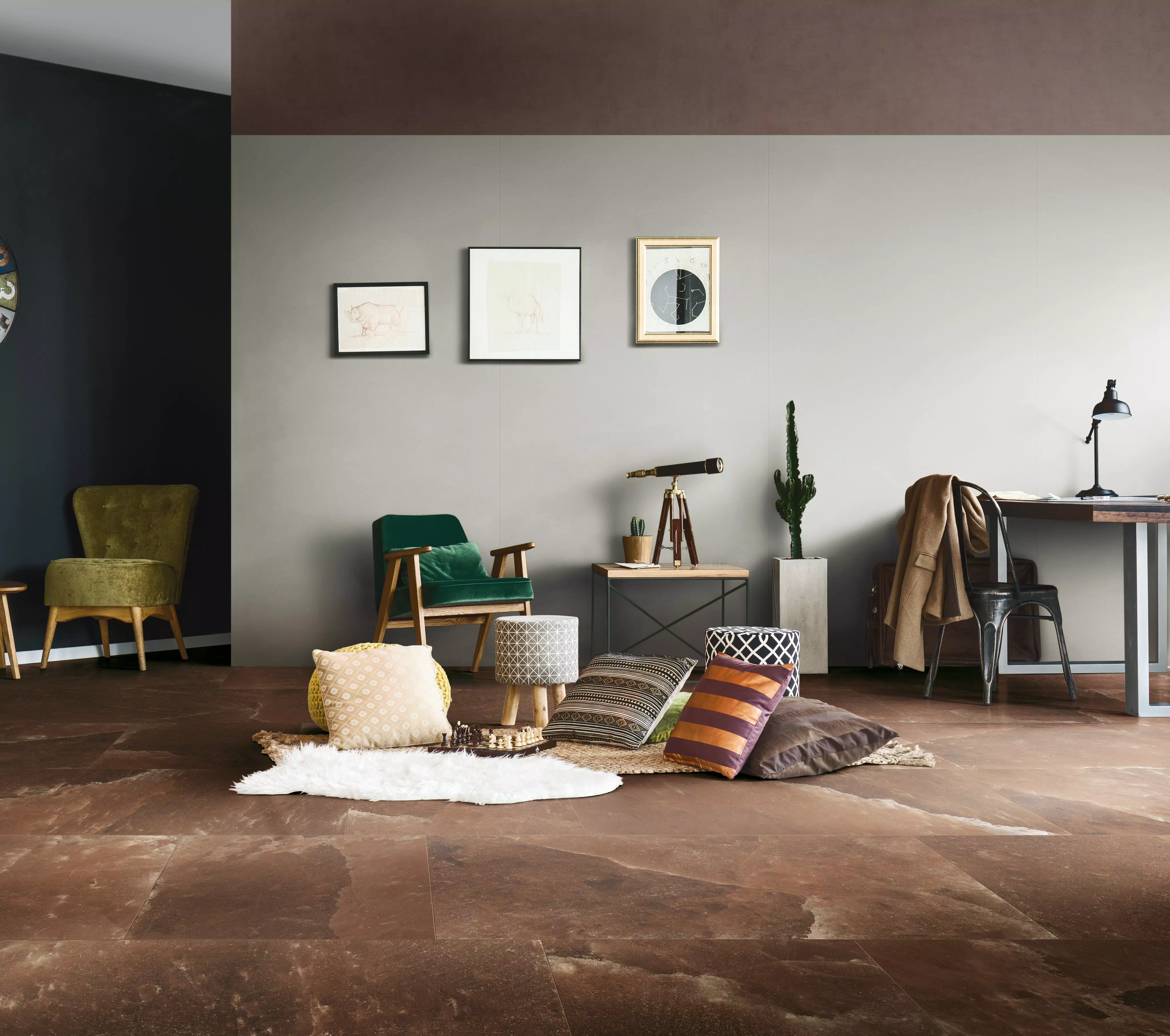 Florim Rock Salt Hawaiian Red Glossy 30x60x0,9 cm Feinsteinzeug