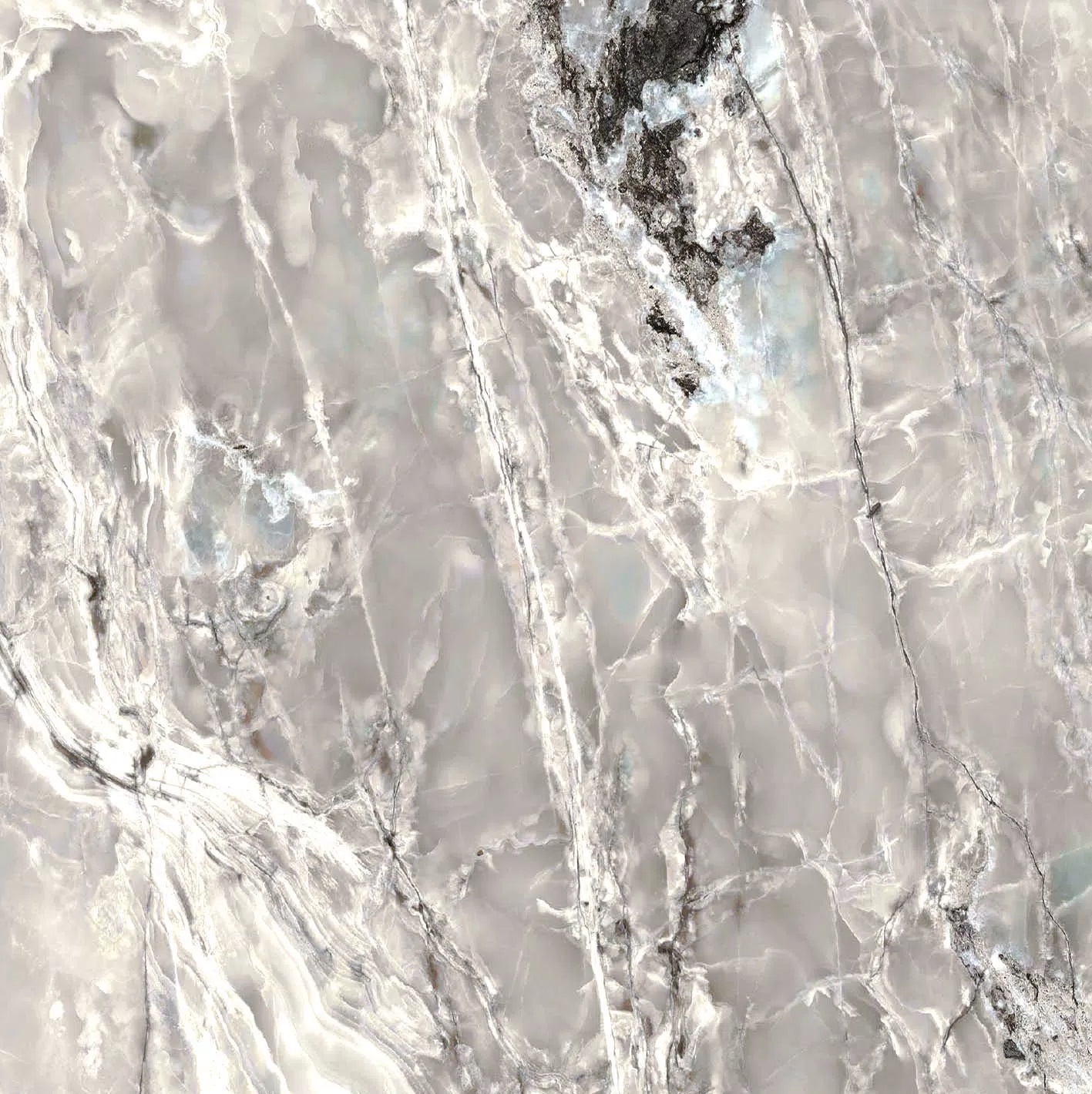 Florim Onyx&More Silver Blend 120x120x0,6 cm Magnum Feinsteinzeug Satin    