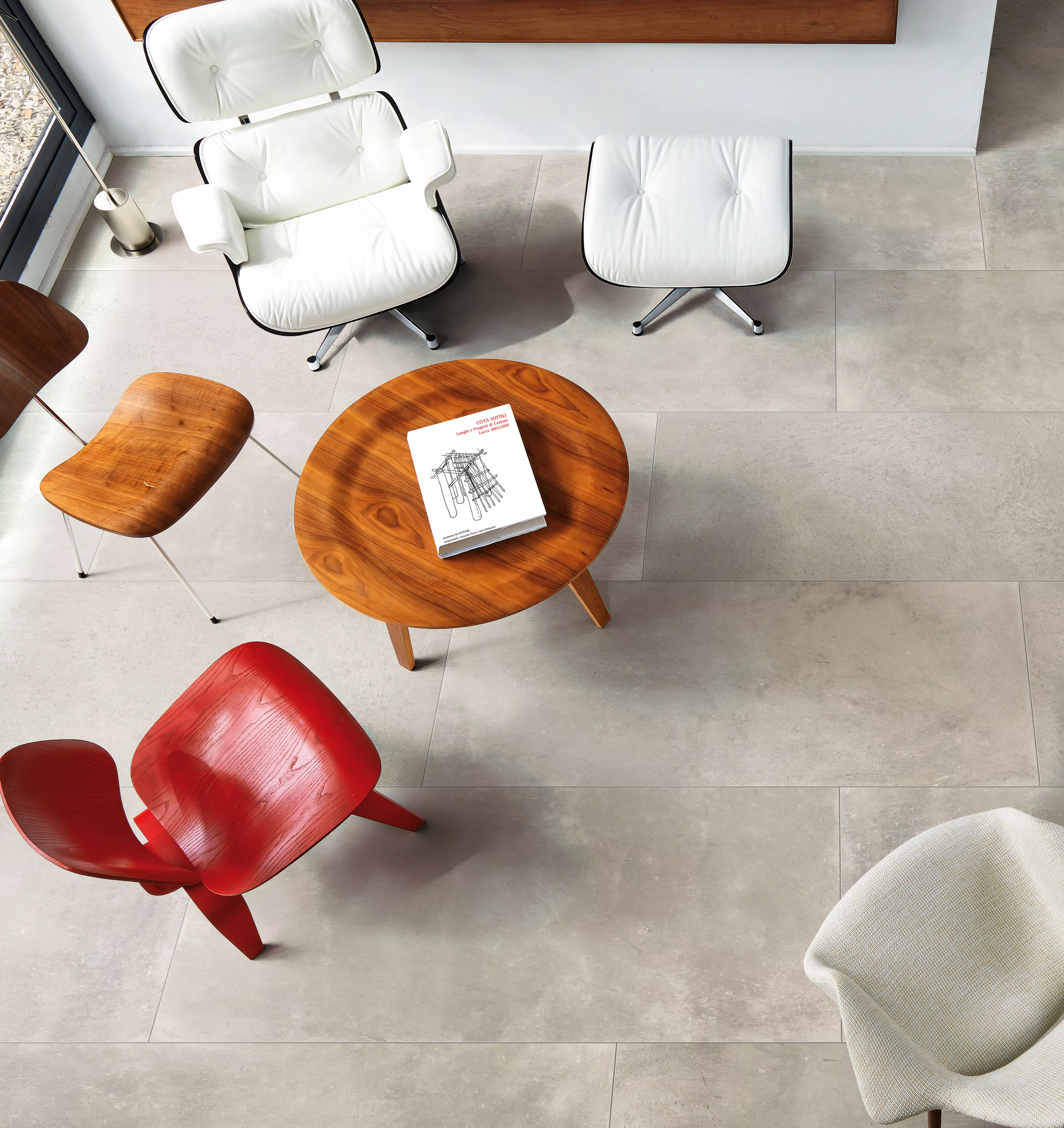 Florim Maps White Grip 60x60x2 cm Feinsteinzeug Terrassenplatte R11