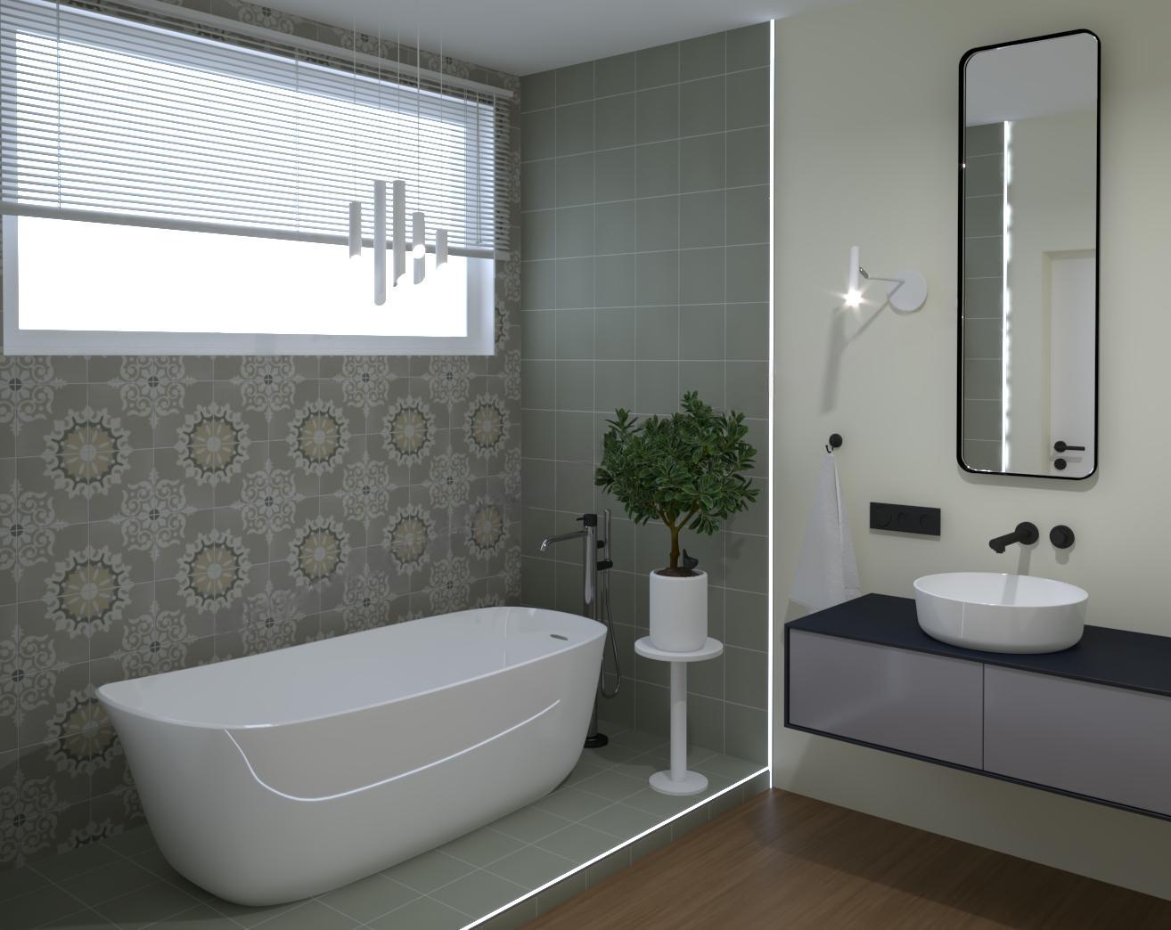 Revoir Paris La Madleine 20x20 cm Olive