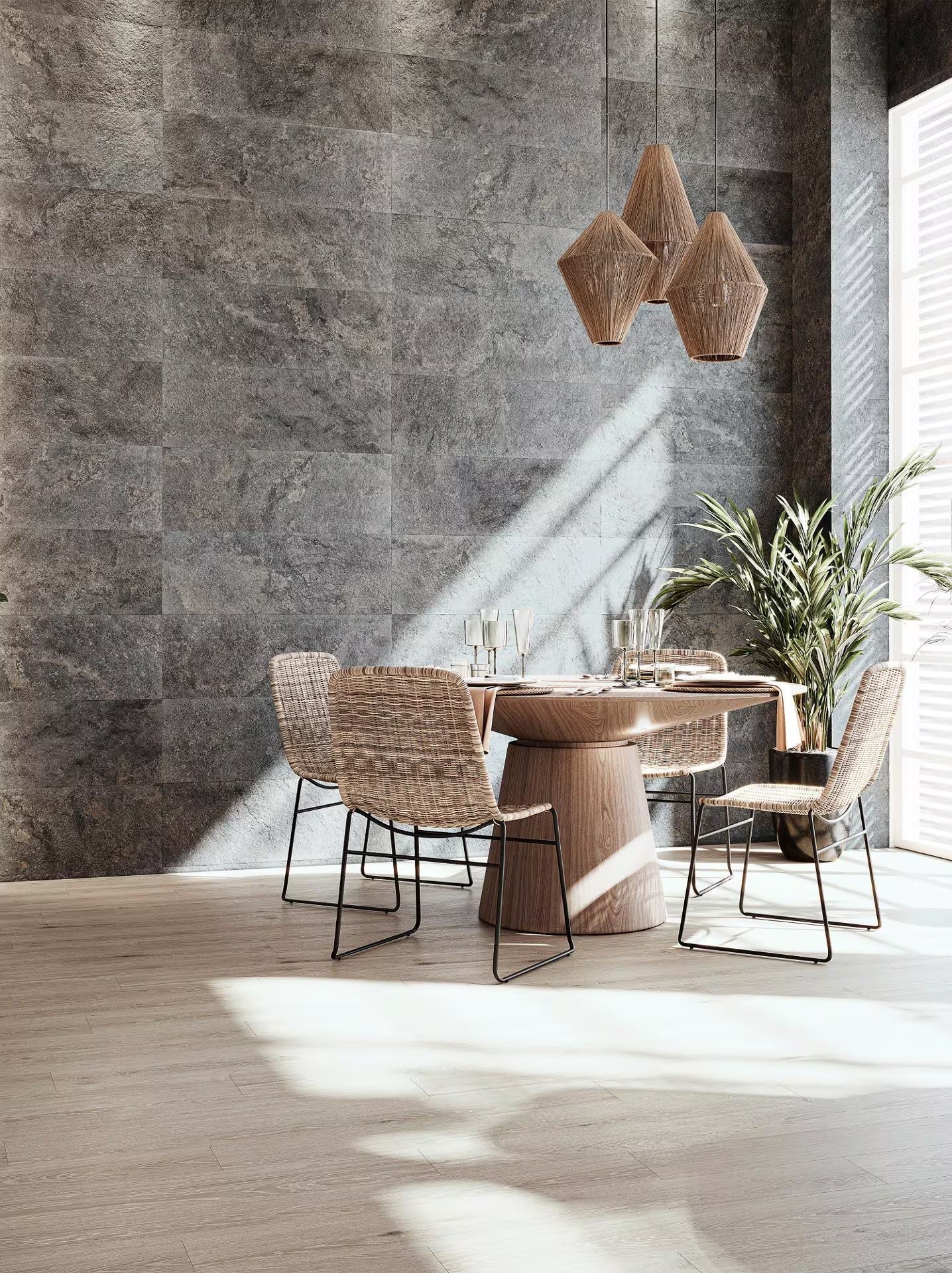 Porcelanosa Bremen Roble 19,3x120 cm Feinsteinzeug Holzoptik R9    