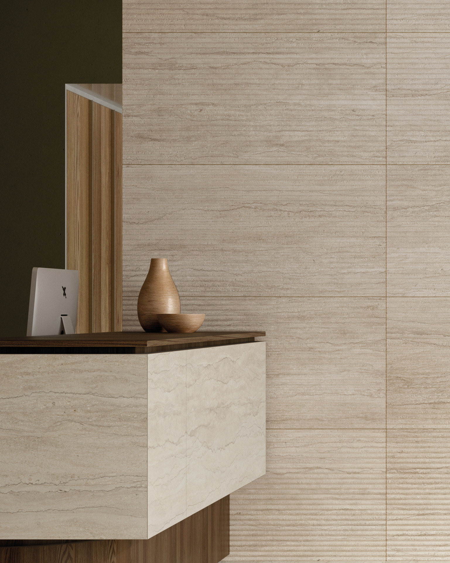 Mirage Nöriven Vein Cut Waves 60x120x0,9 cm Oyster NV12 RG SQ 