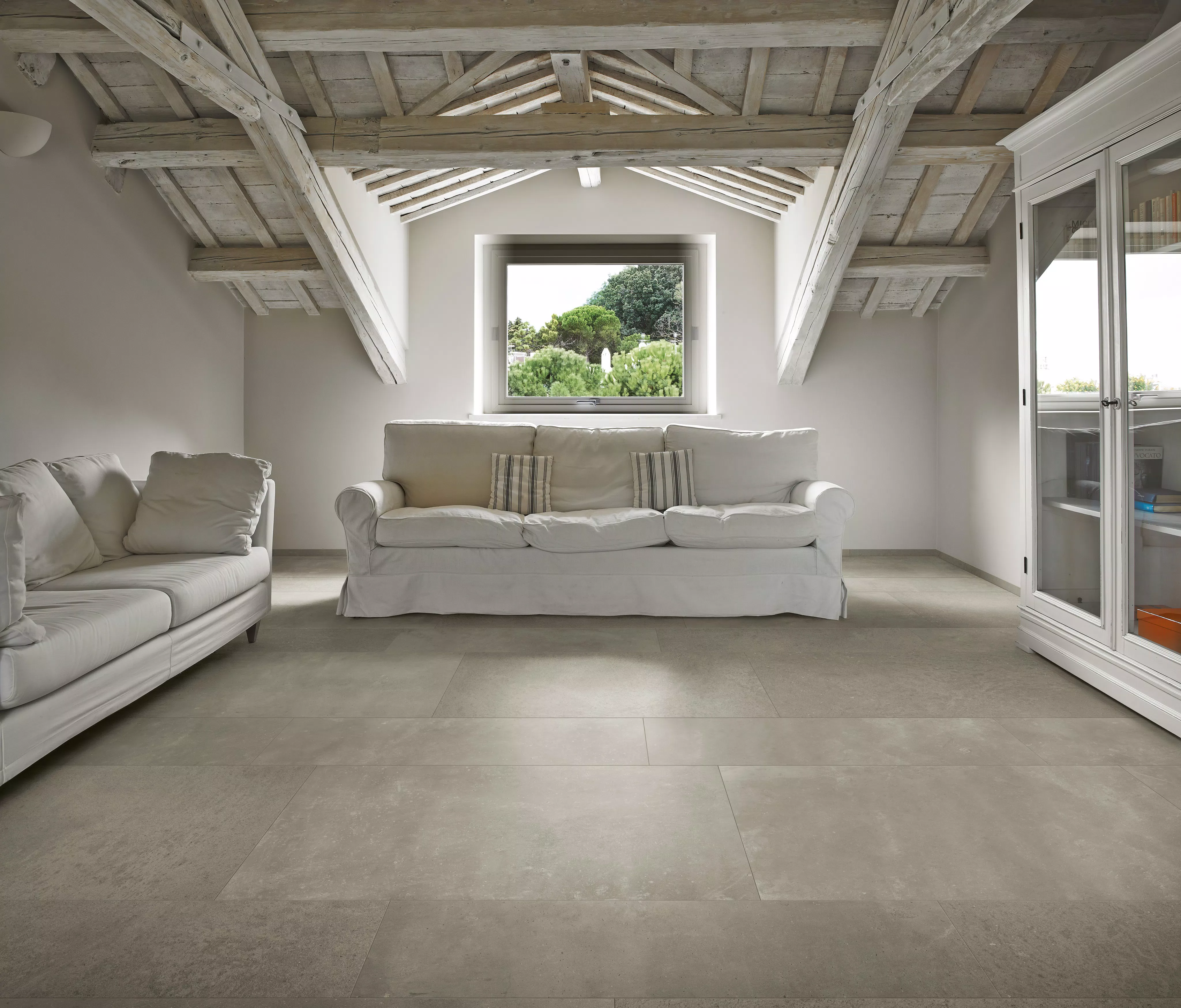 Florim Maps Dark Grey Matte 80x80x0,9 cm Feinsteinzeug R10 