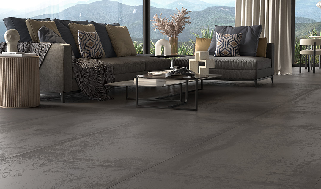 Castelvetro Materika Cenere 100x100 cm R10B Feinsteinzeug        