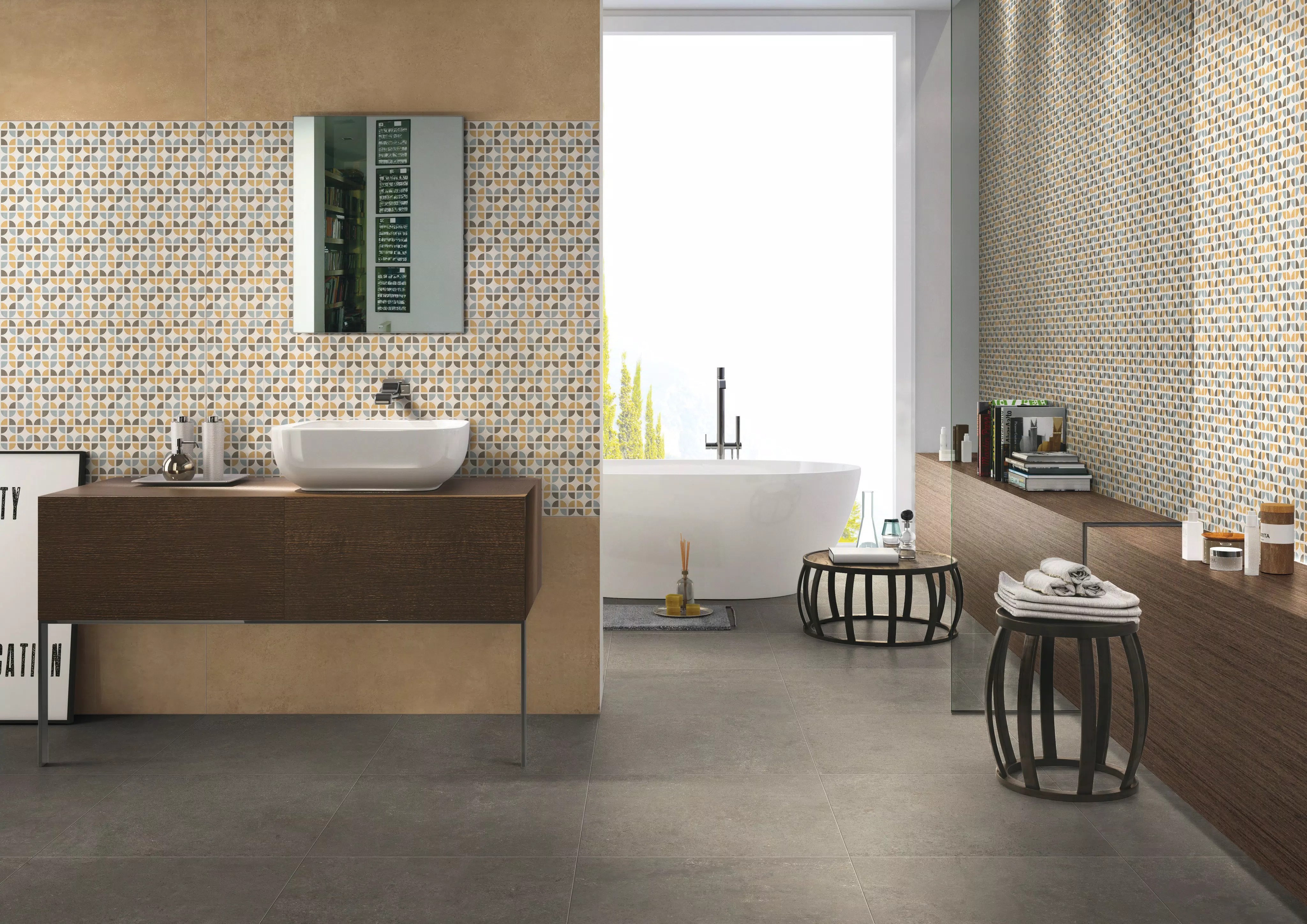 Florim Match-Up Cinnamon 30x60x0,9 cm Feinsteinzeug Matte PTV R10  