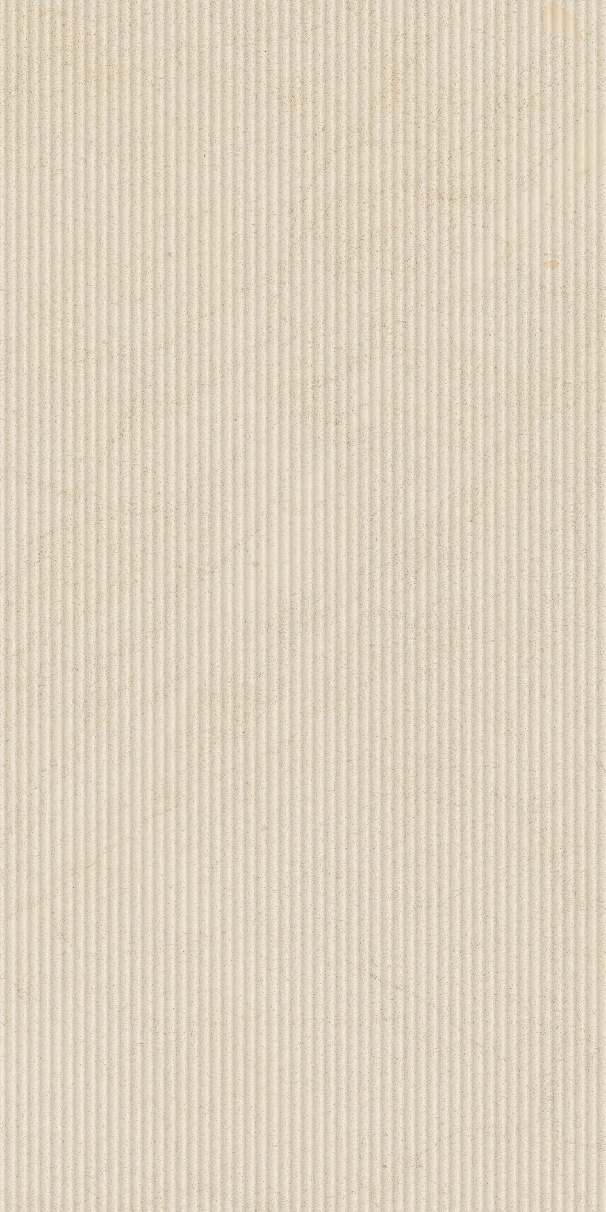 Florim Biotech Crema Stone Canneté 60x120x0,9 cm Feinsteinzeug R10