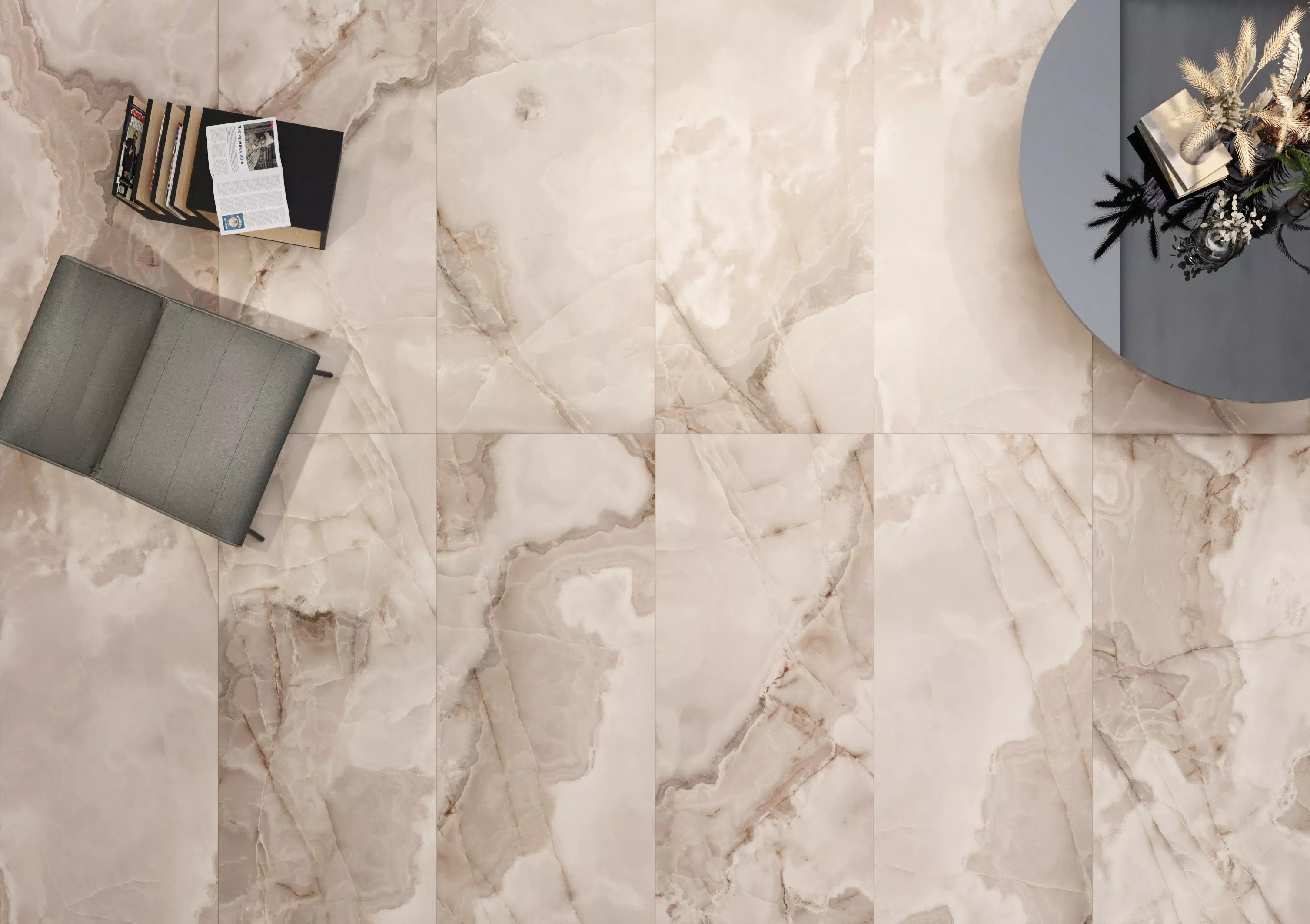 Florim Rêves Rêve Rose 60x120x0,9 cm Feinsteinzeug Glossy