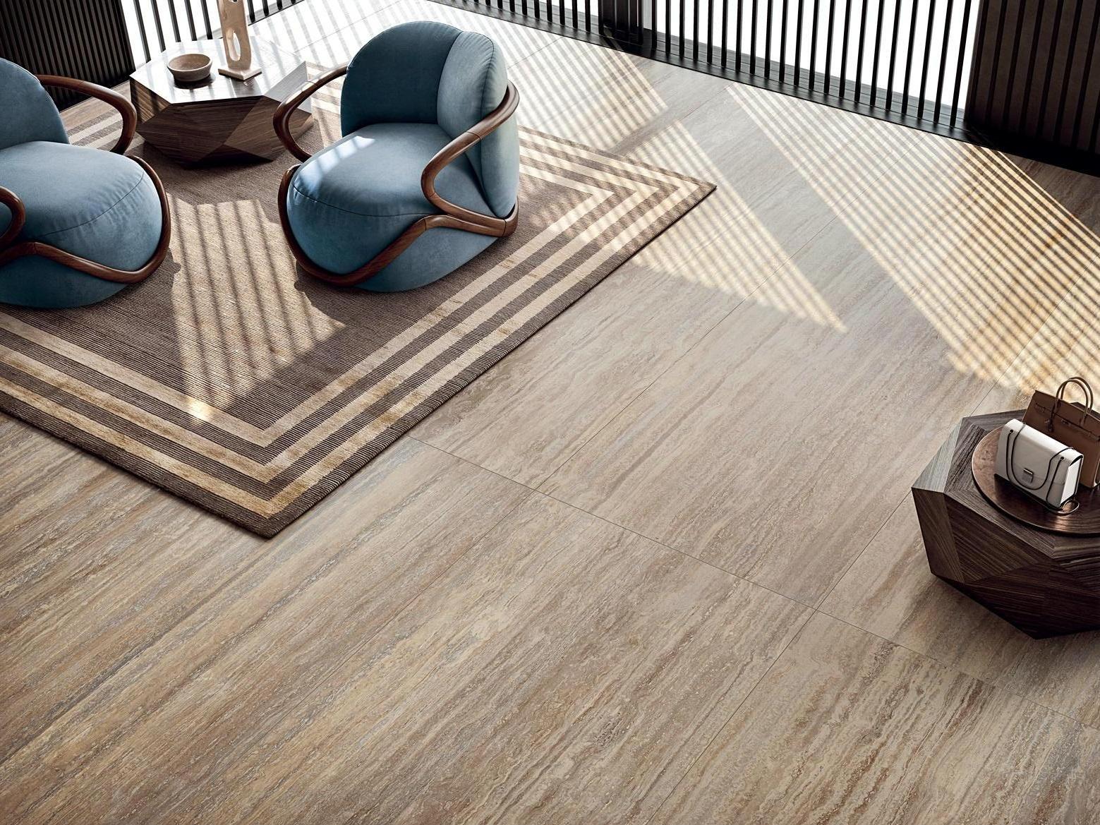 Kerlite 3plus Starlight 100x100x0,35 cm Travertino Classico smooth