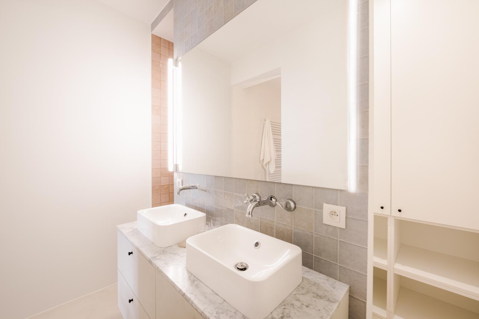 Revoir Paris Atelier Wall 10x10 cm Gris Glossy