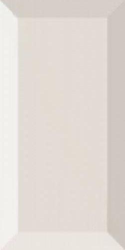 Vives Mugat vainilla Wandfliese 10x20 cm vanille glänzend mit Facette