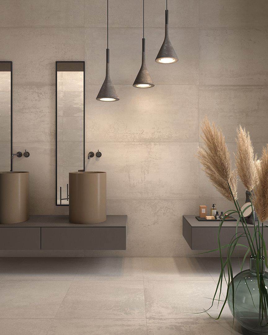 Castelvetro Materika Bianco 100x100 cm R10B Feinsteinzeug      