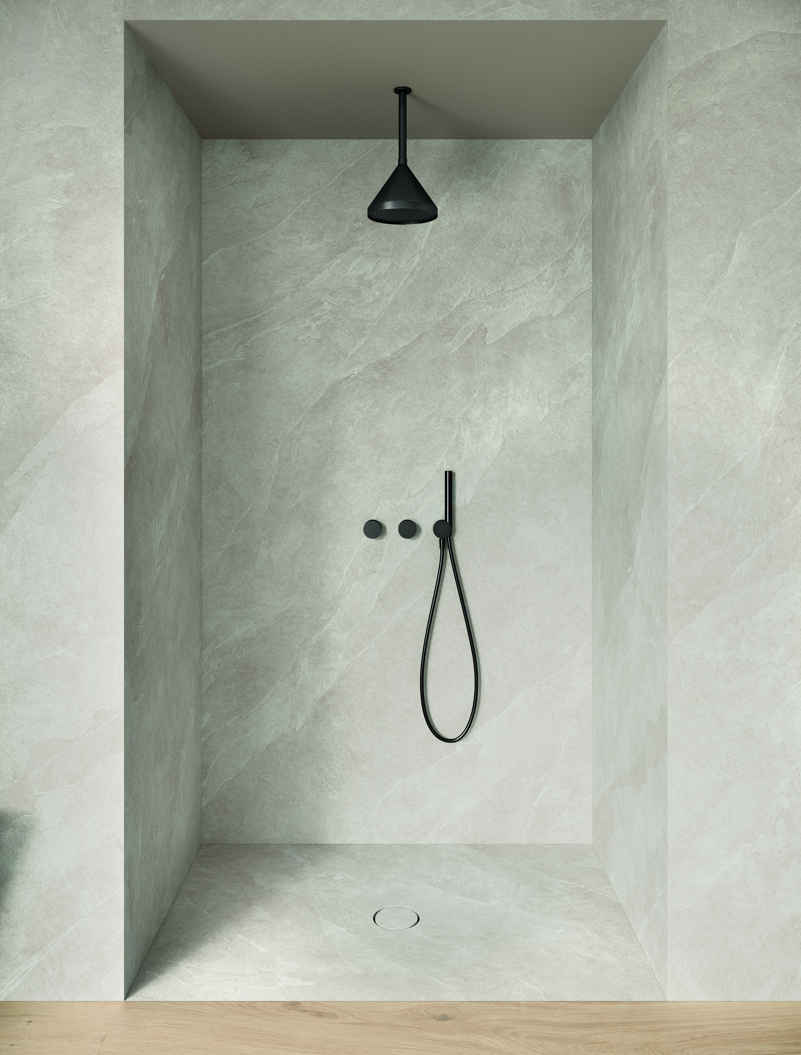 Ergon Cornerstone Evolution Slate Light Grey 120x120x0,95 cm Naturale R10B rektifiziert 